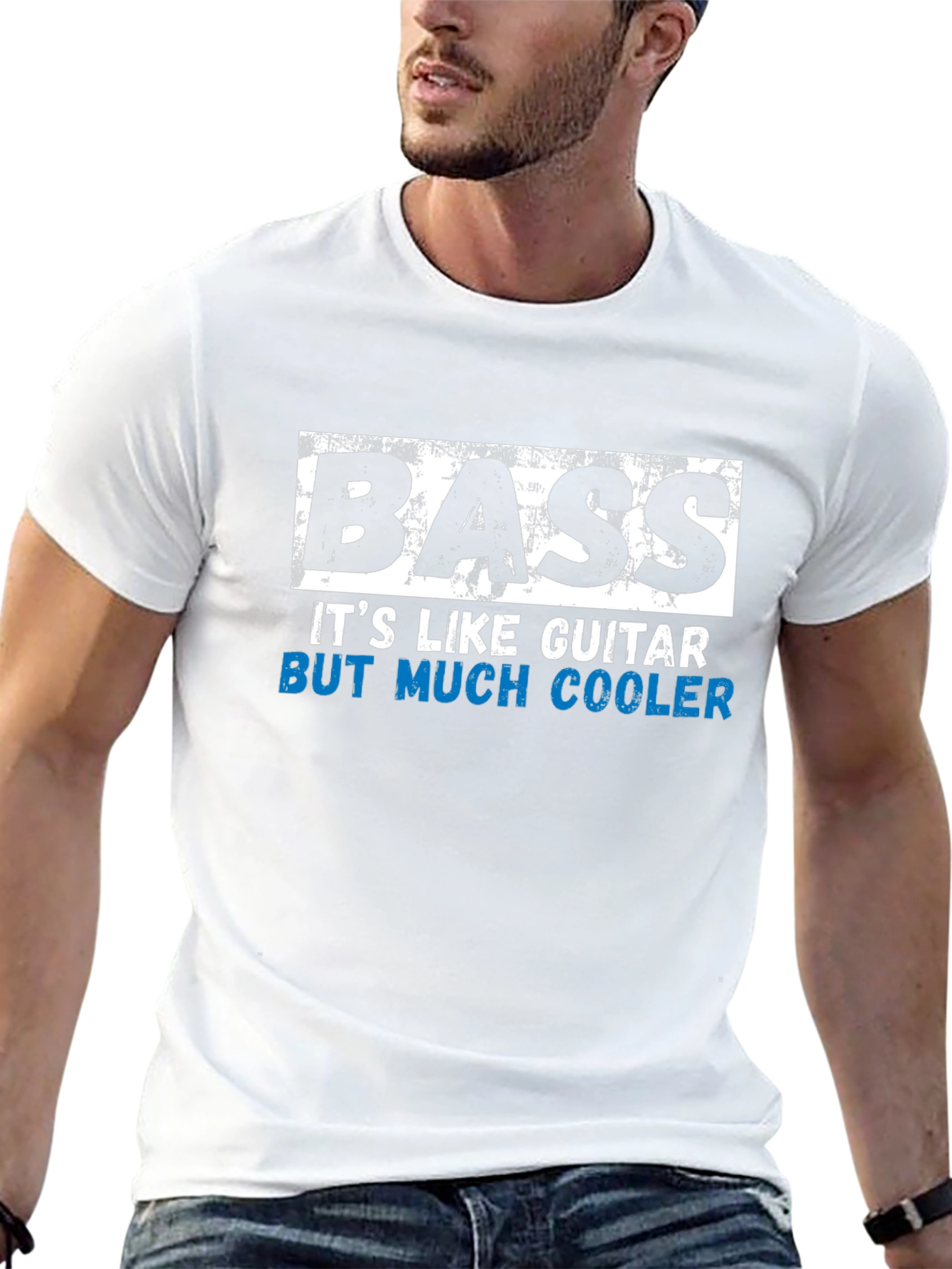 Bass is Cooler T-Shirt Musician Tee Funny Band Shirt