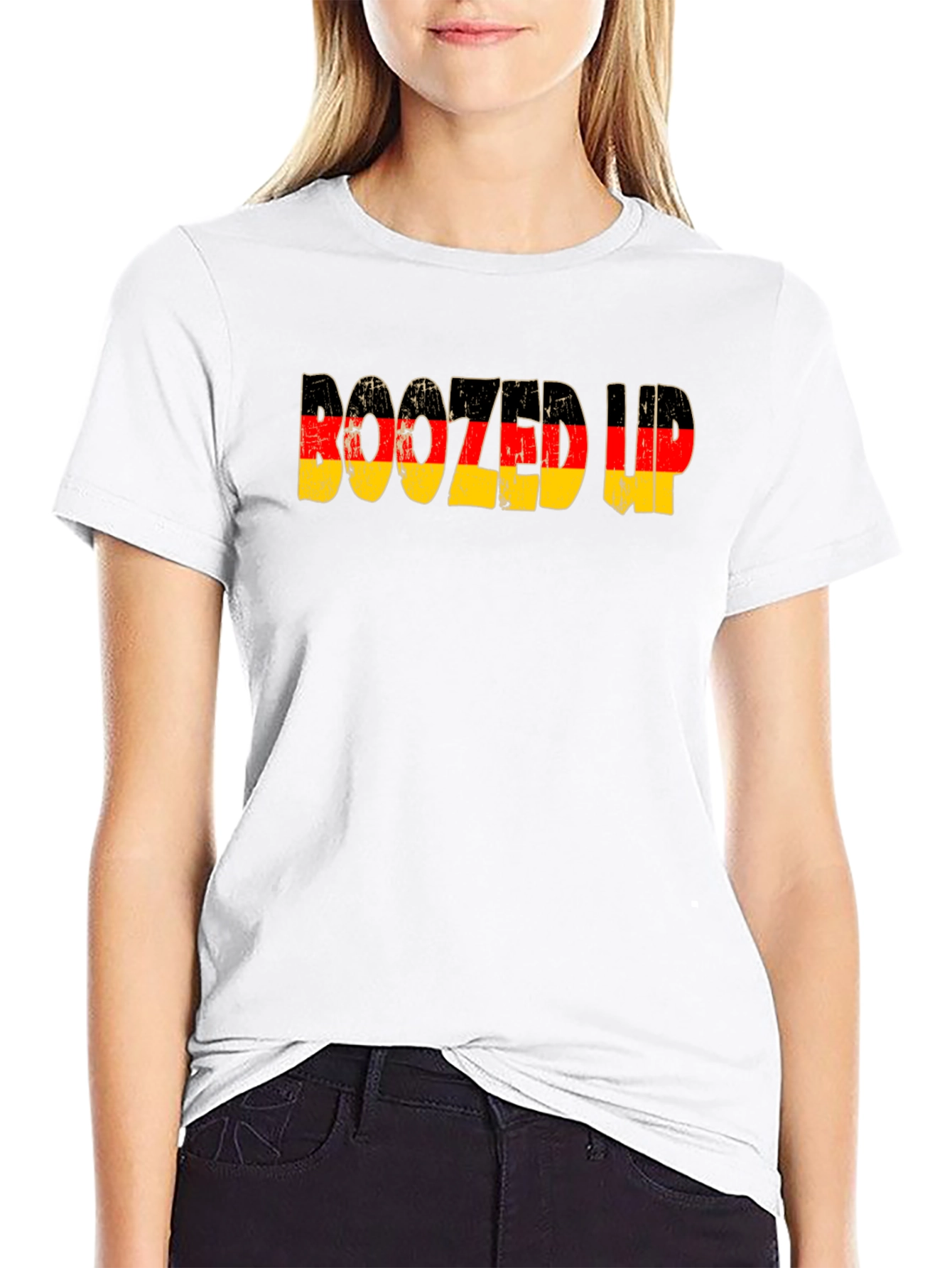 Boozed Up Germany Flag Graphic Tee