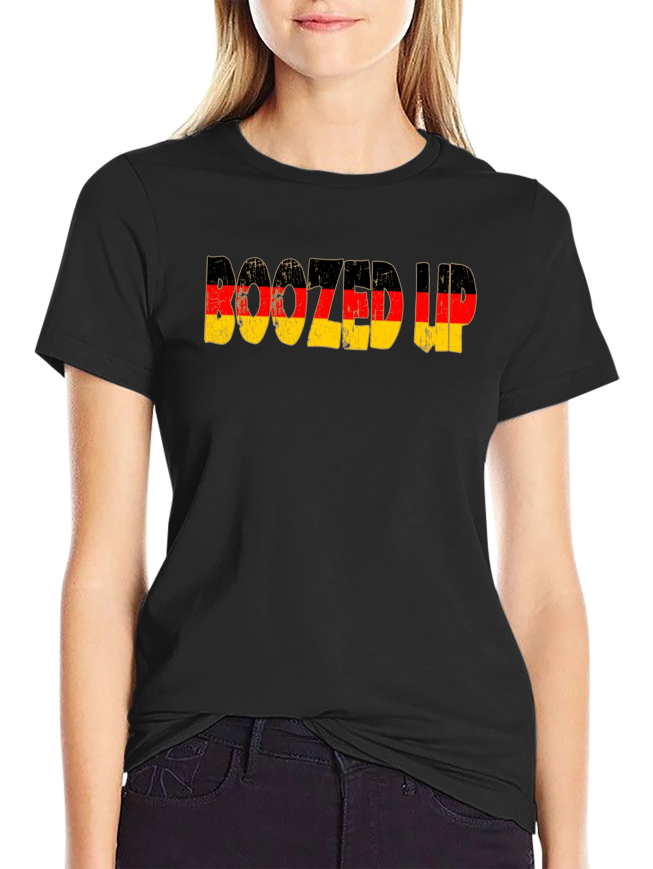 Boozed Up Germany Flag Graphic Tee