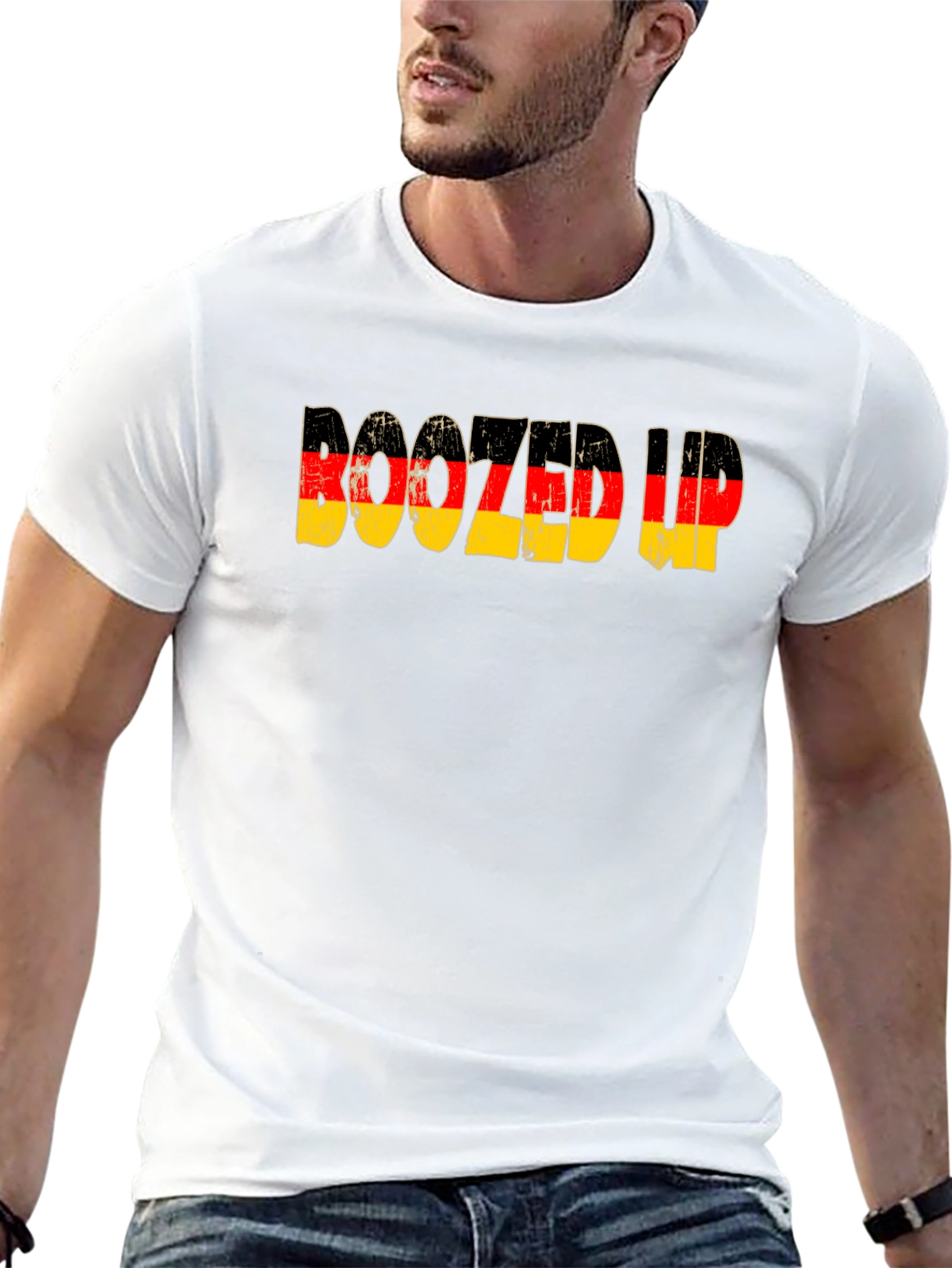 Boozed Up Germany Flag Graphic Tee