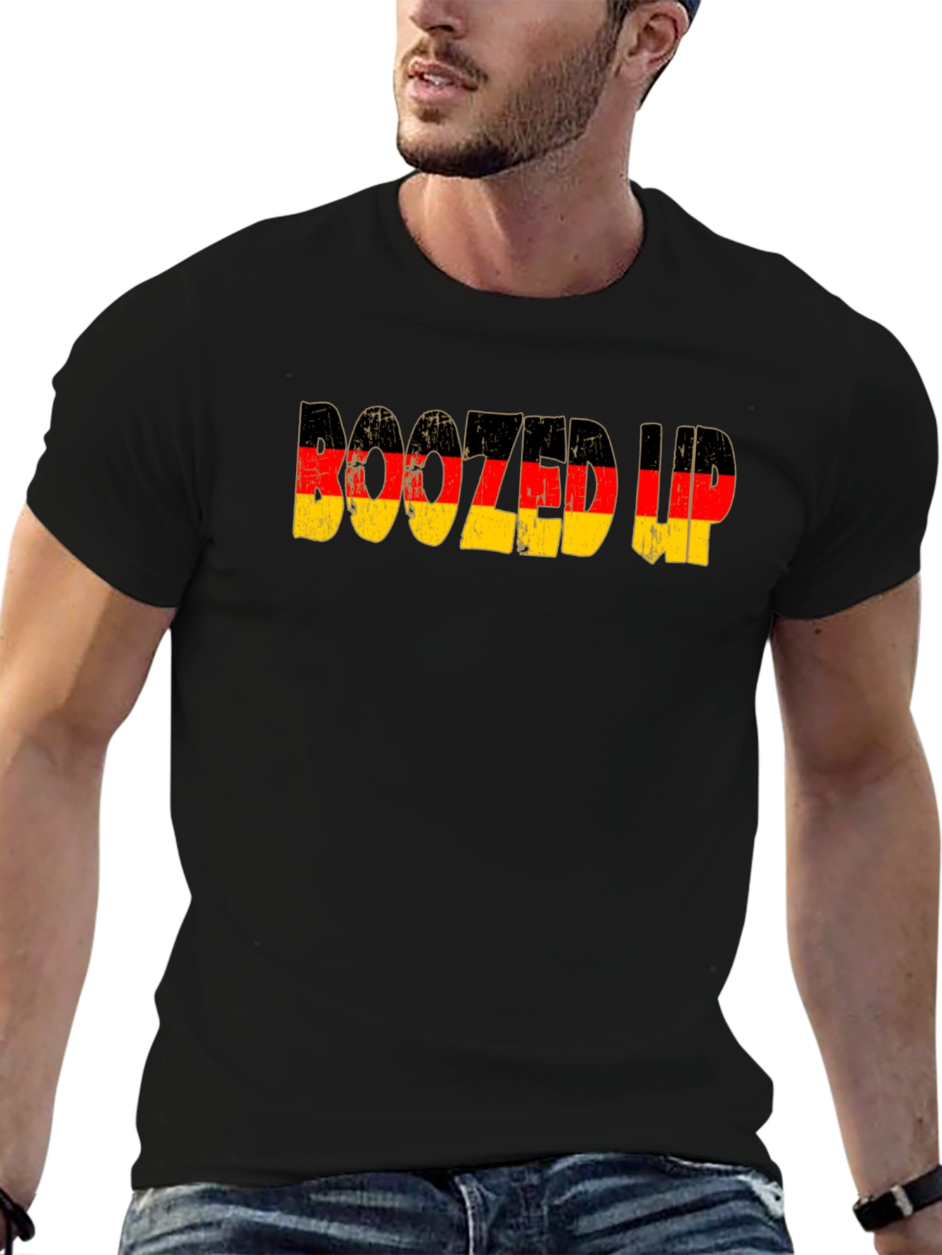 Boozed Up Germany Flag Graphic Tee