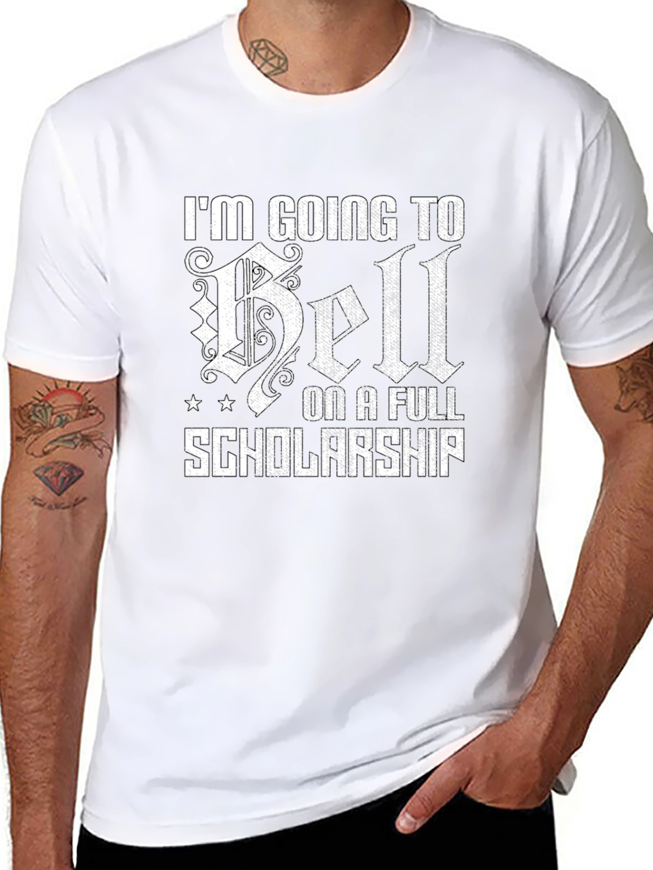 Going to Hell on a Full Scholarship T-Shirt