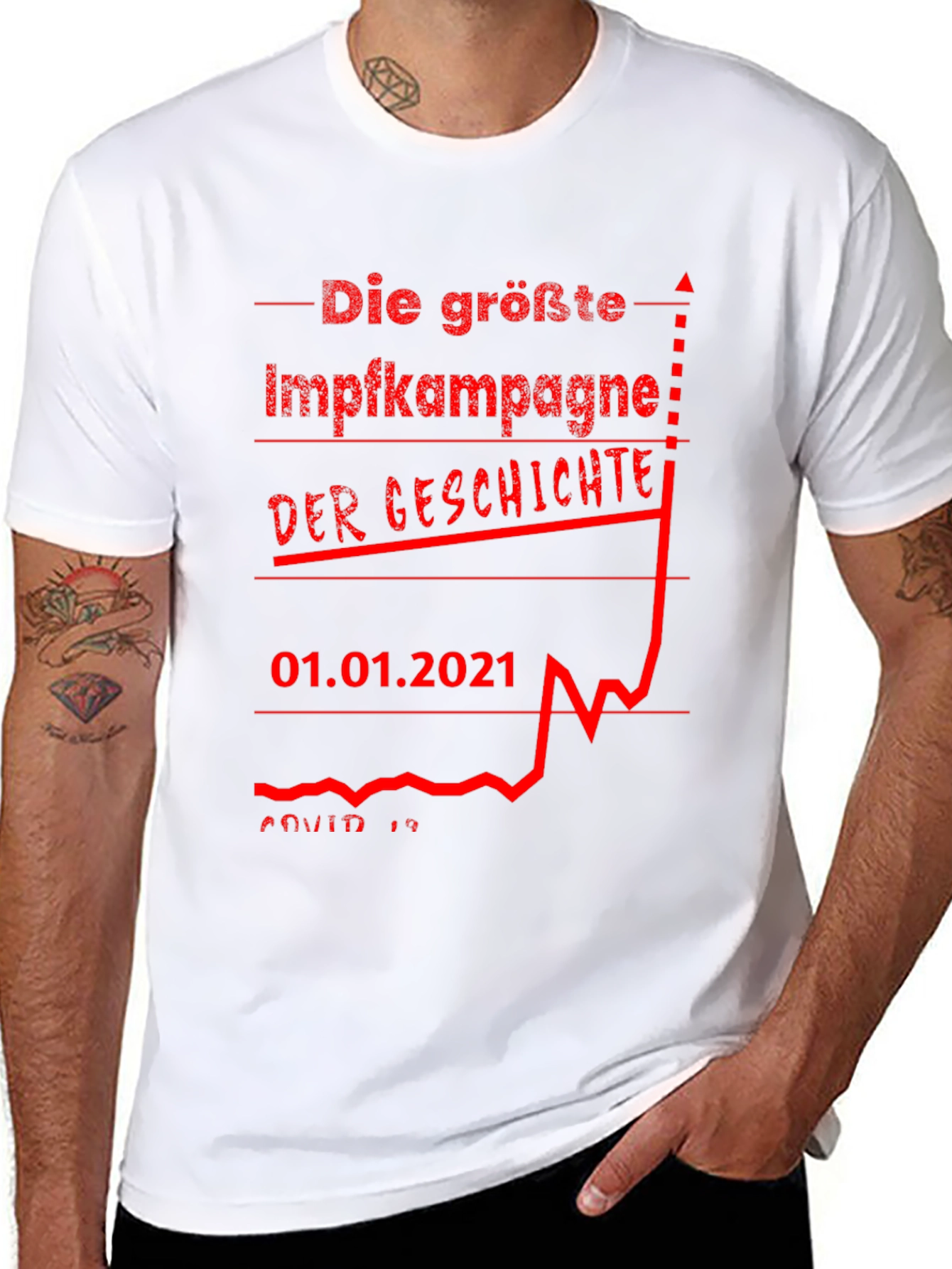 Unique Graphic T-Shirt - Die grösste Impfkampagne