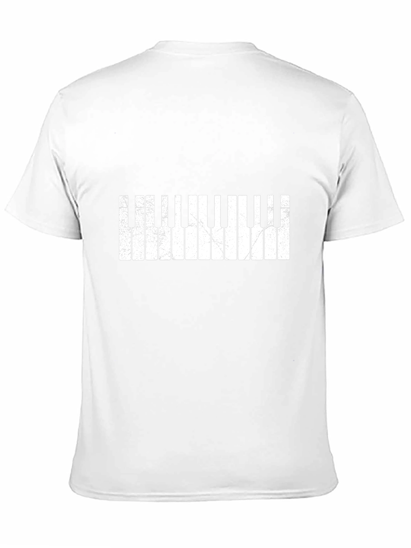 Piano Keys Graphic Tee - Musicians Black T-Shirt