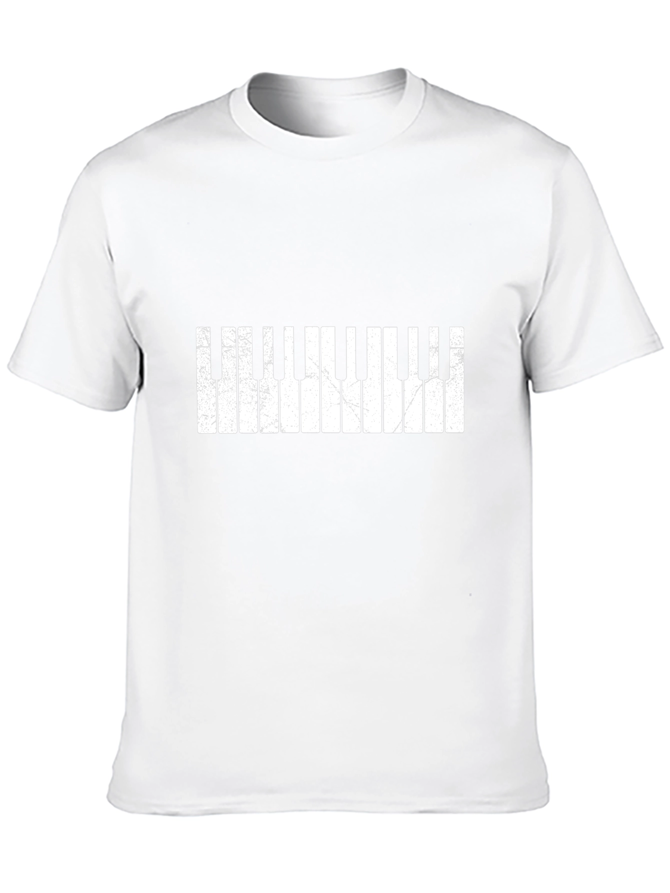 Piano Keys Graphic Tee - Musicians Black T-Shirt