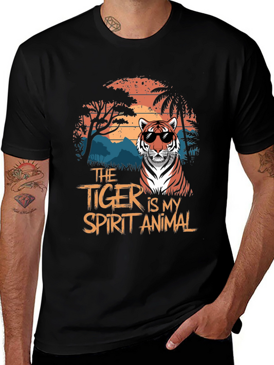 Tiger Spirit Animal Graphic T-Shirt