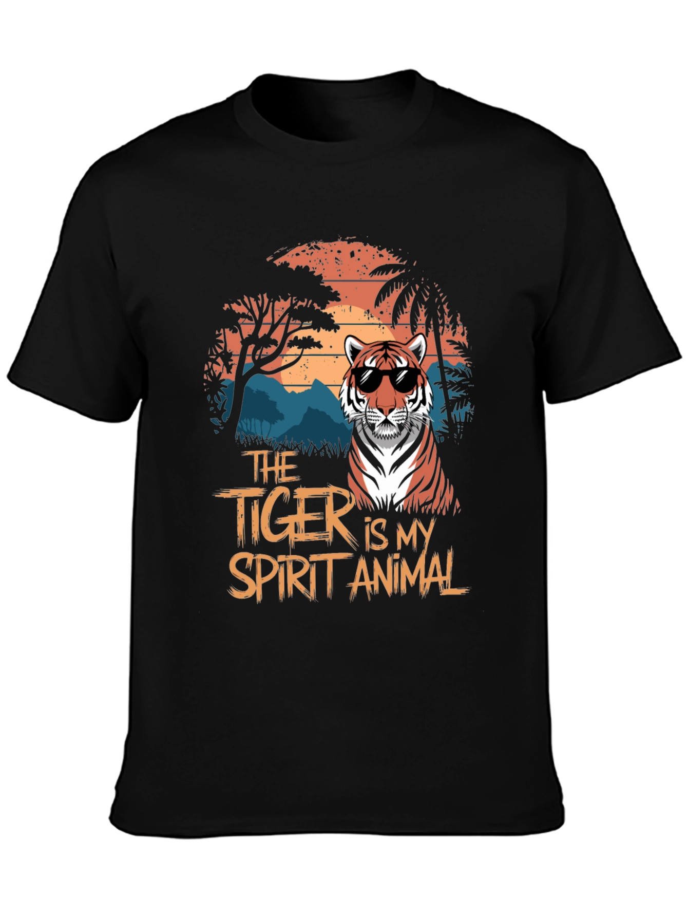 Tiger Spirit Animal Graphic T-Shirt