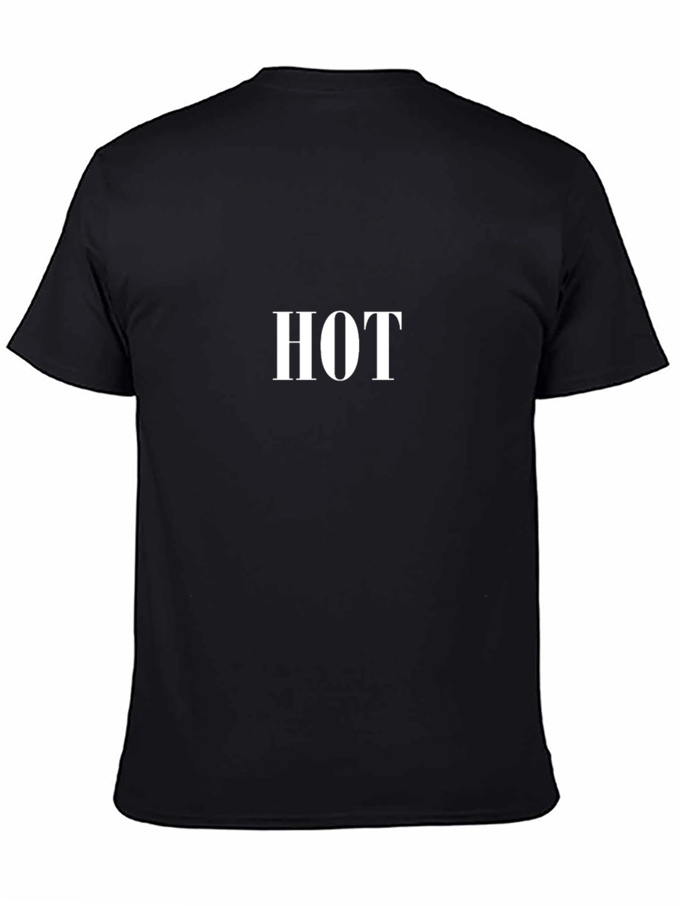 HOT Graphic T-Shirt - Stylish Black Tee