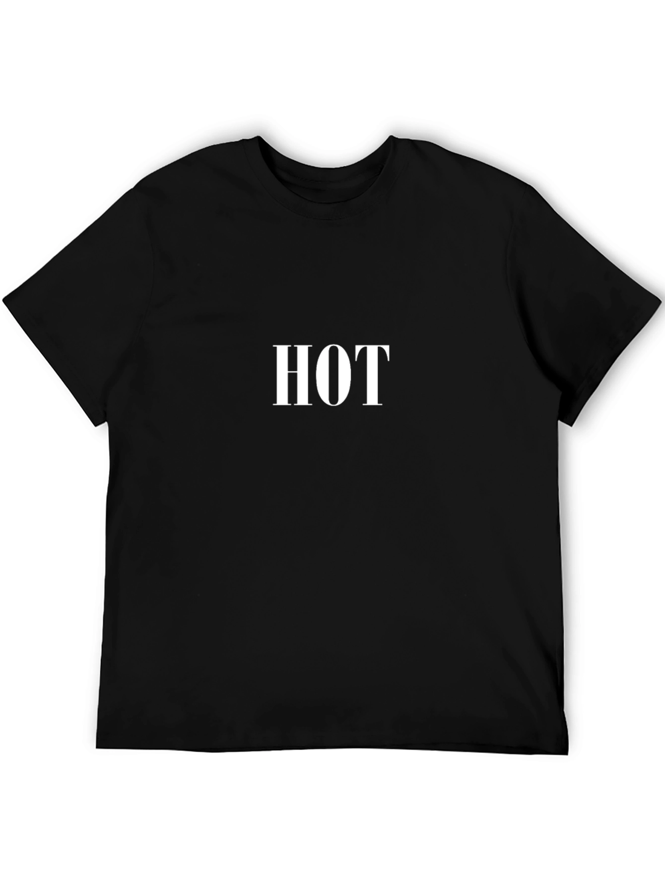 HOT Graphic T-Shirt - Stylish Black Tee