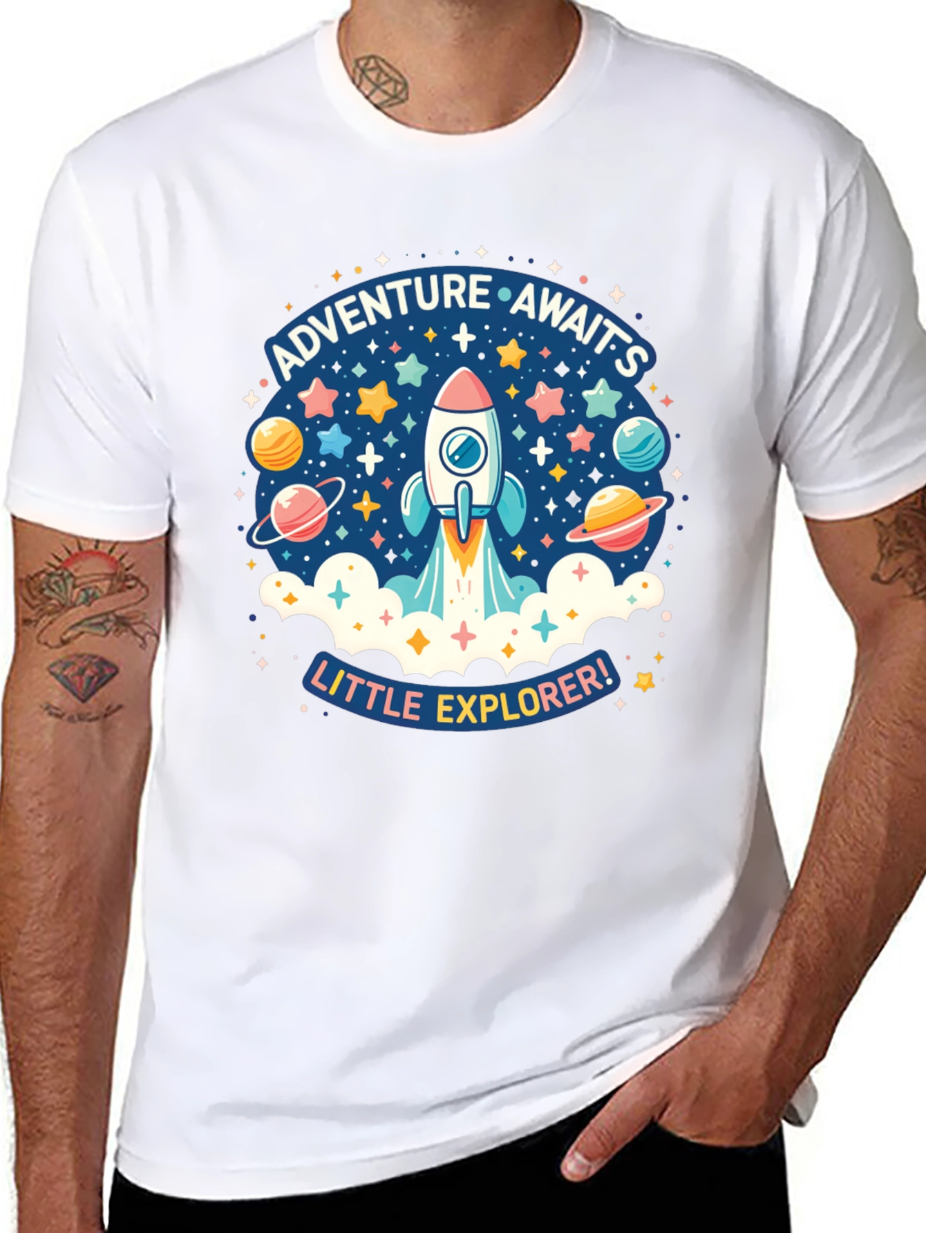 Adventure Awaits Little Explorer Kids T-Shirt