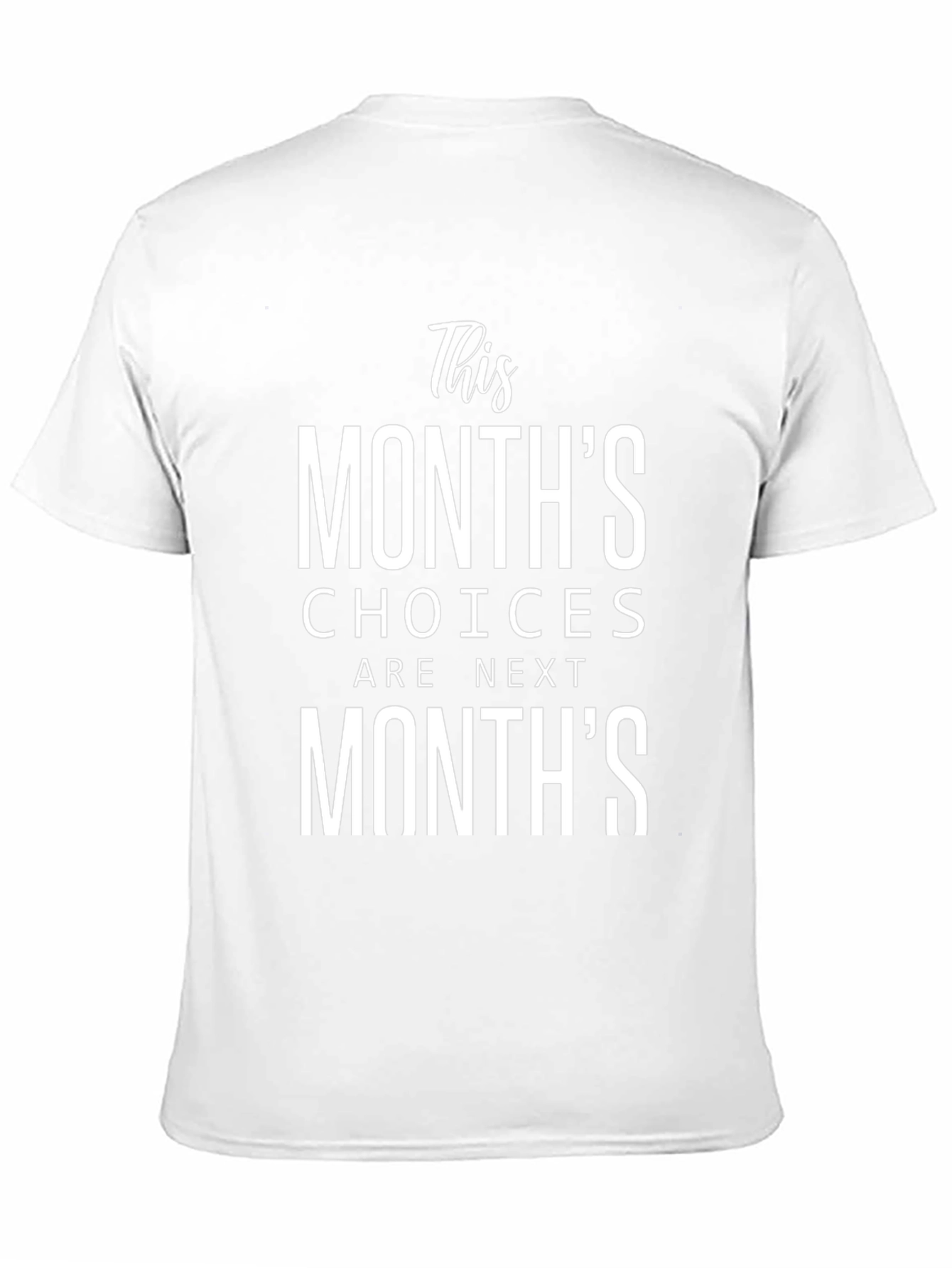 This Months Choices T-Shirt - Black Graphic Tee