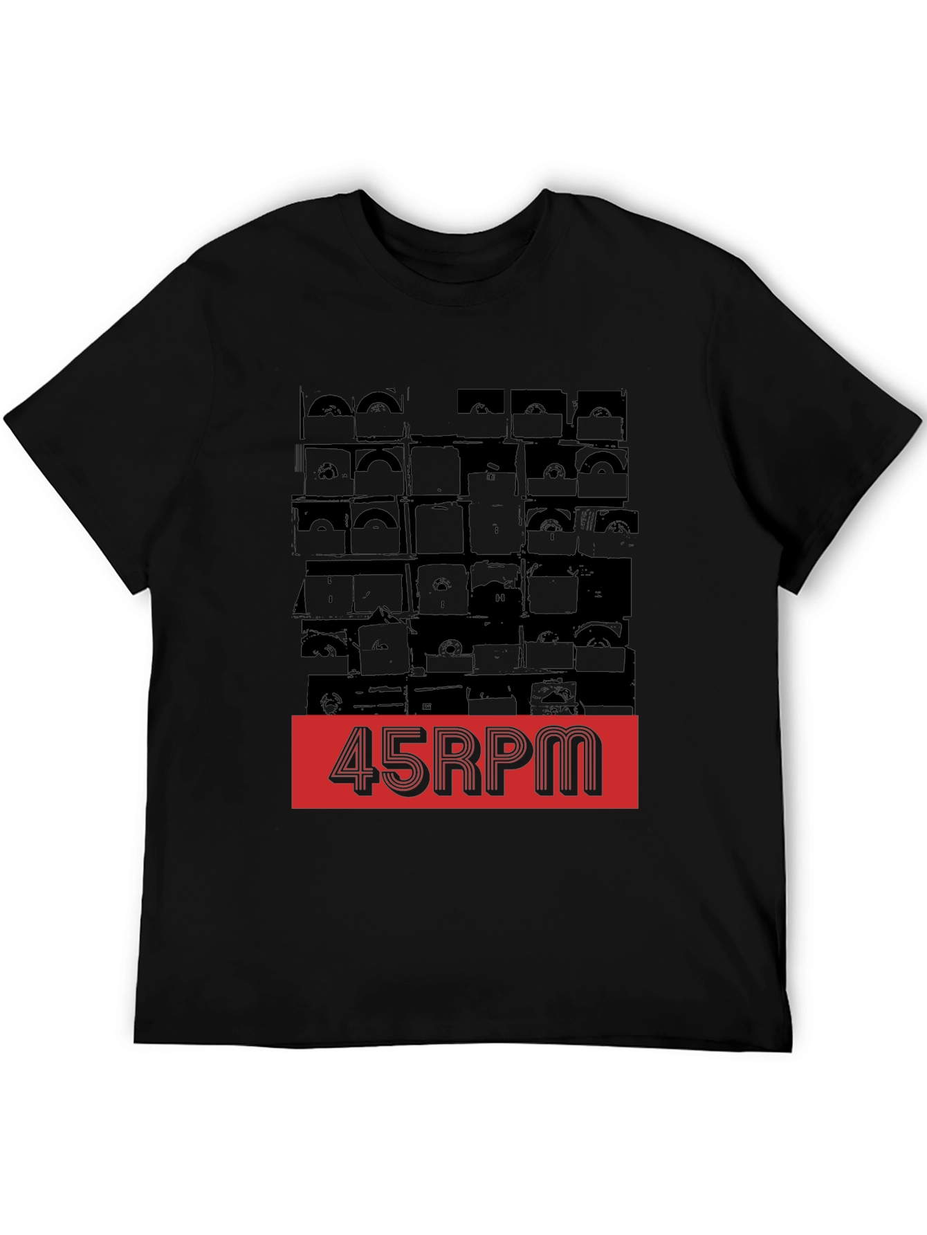 45 RPM Record Shelf Graphic Tee