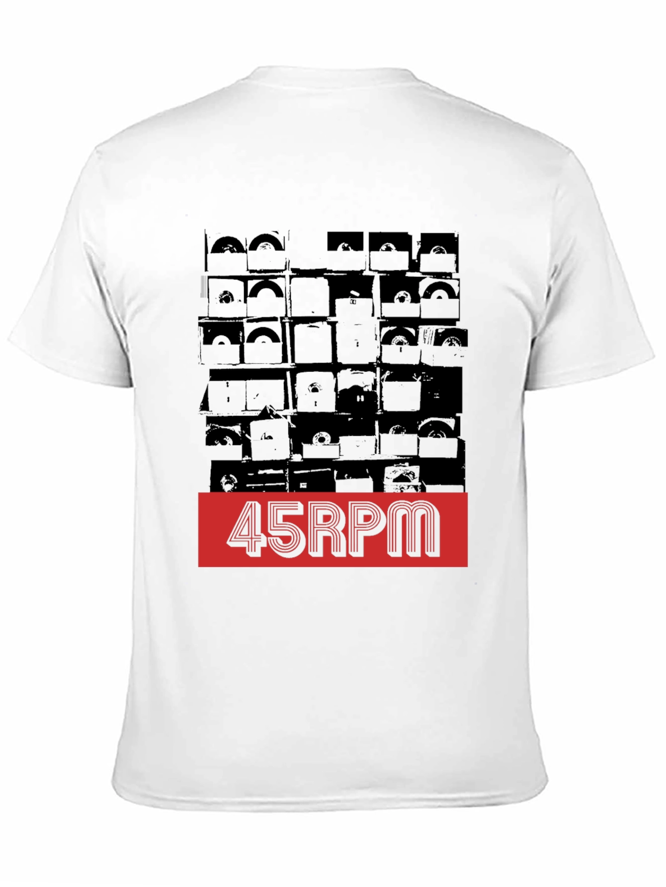 45 RPM Record Shelf Graphic Tee