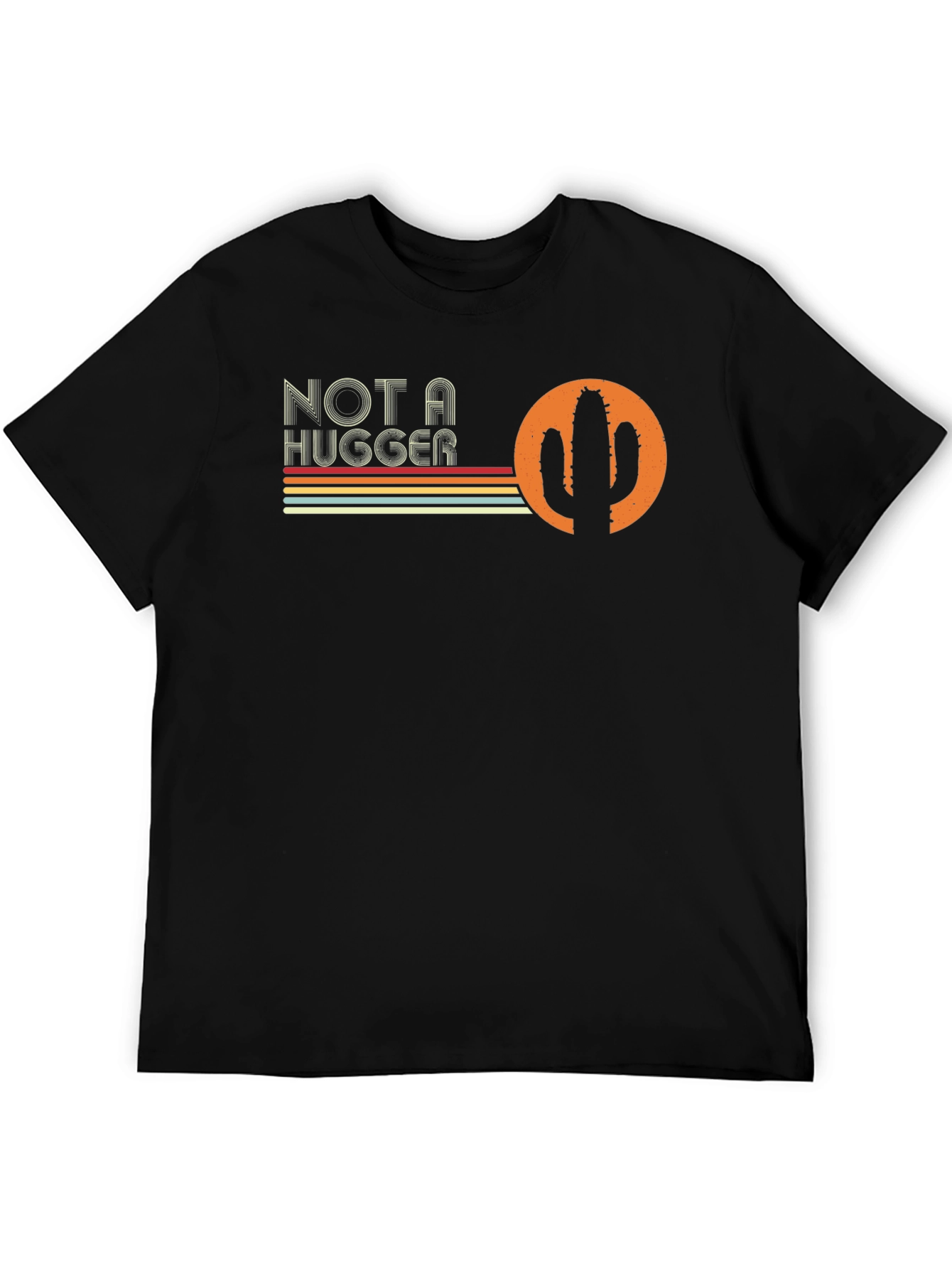 Not A Hugger Cactus Graphic Tee