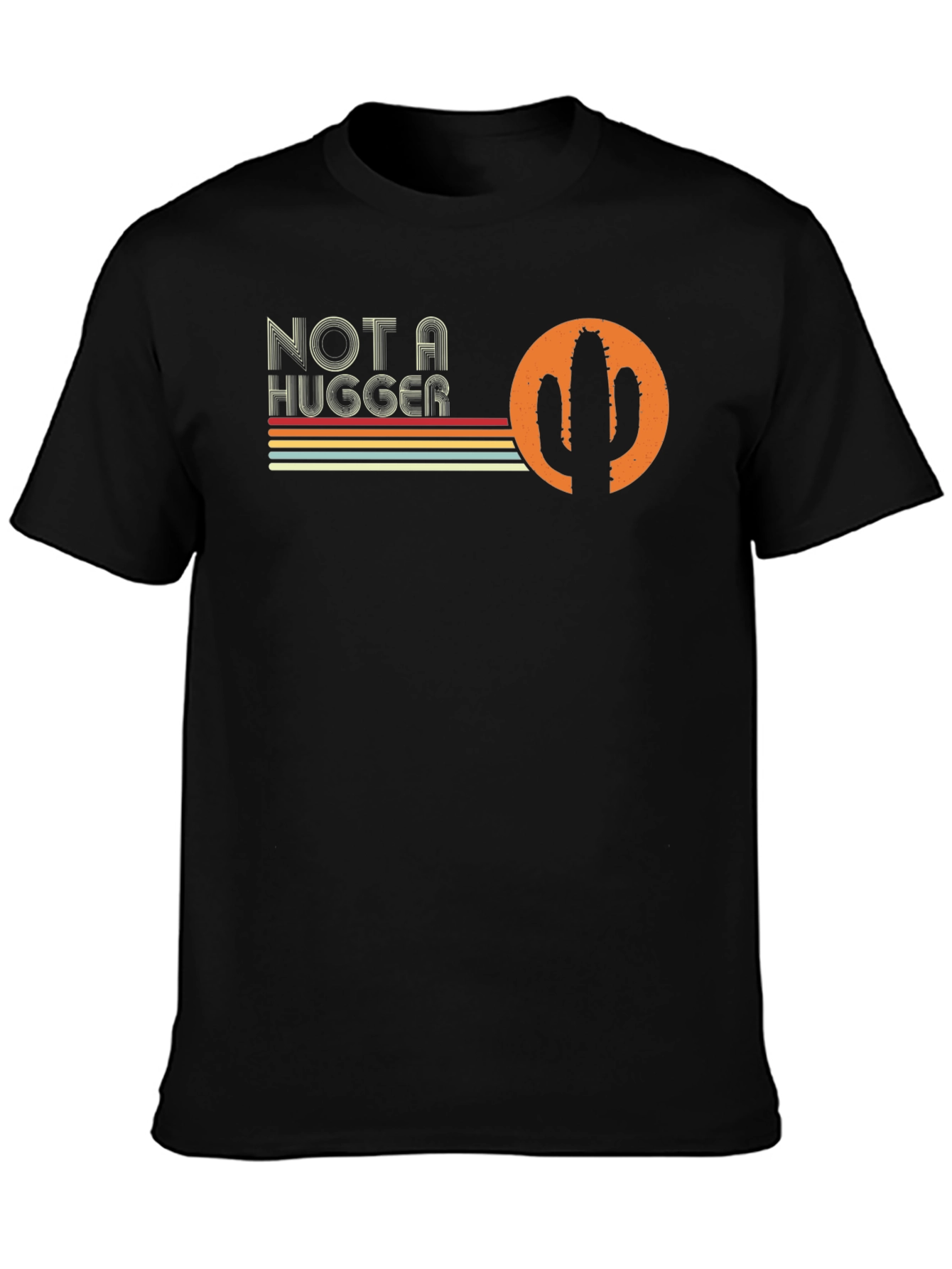 Not A Hugger Cactus Graphic Tee