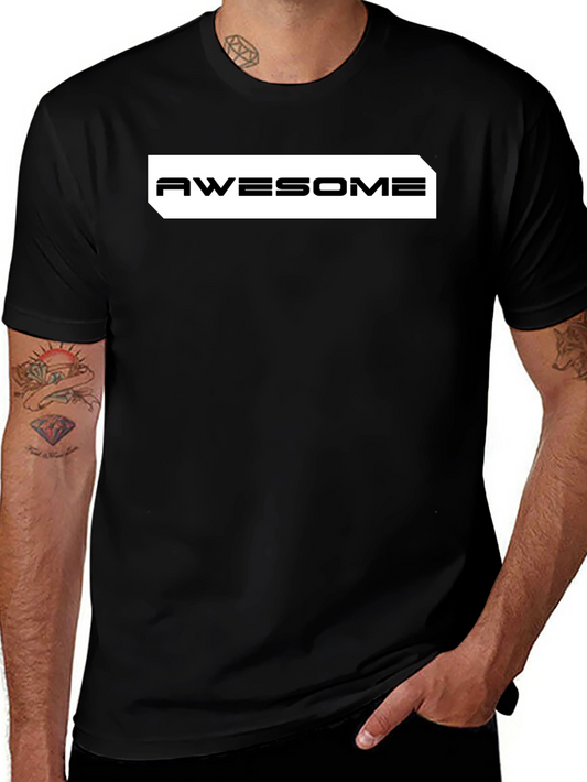 Awesome Graphic Tee - Classic Black T-Shirt
