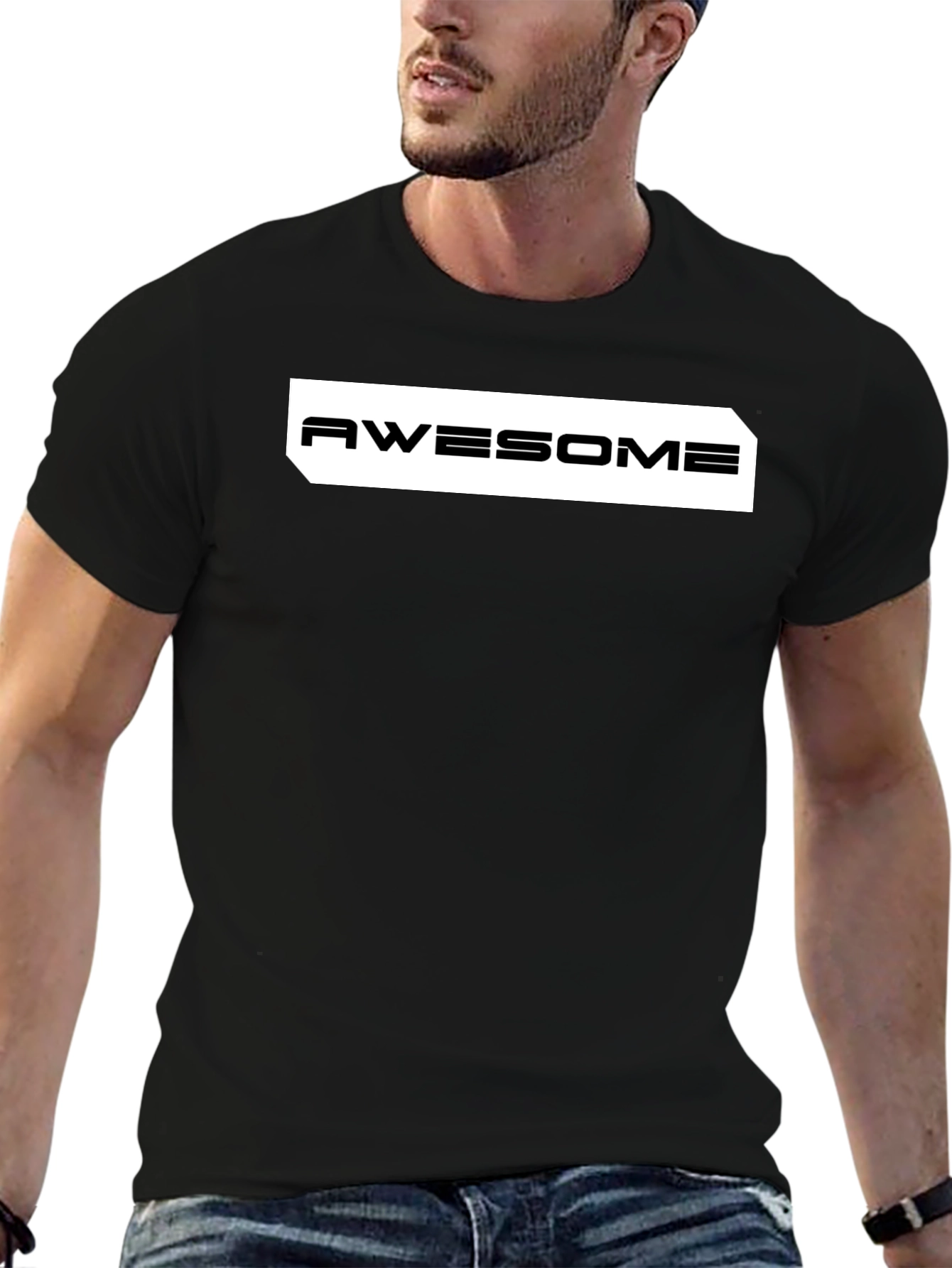 Awesome Graphic Tee - Classic Black T-Shirt