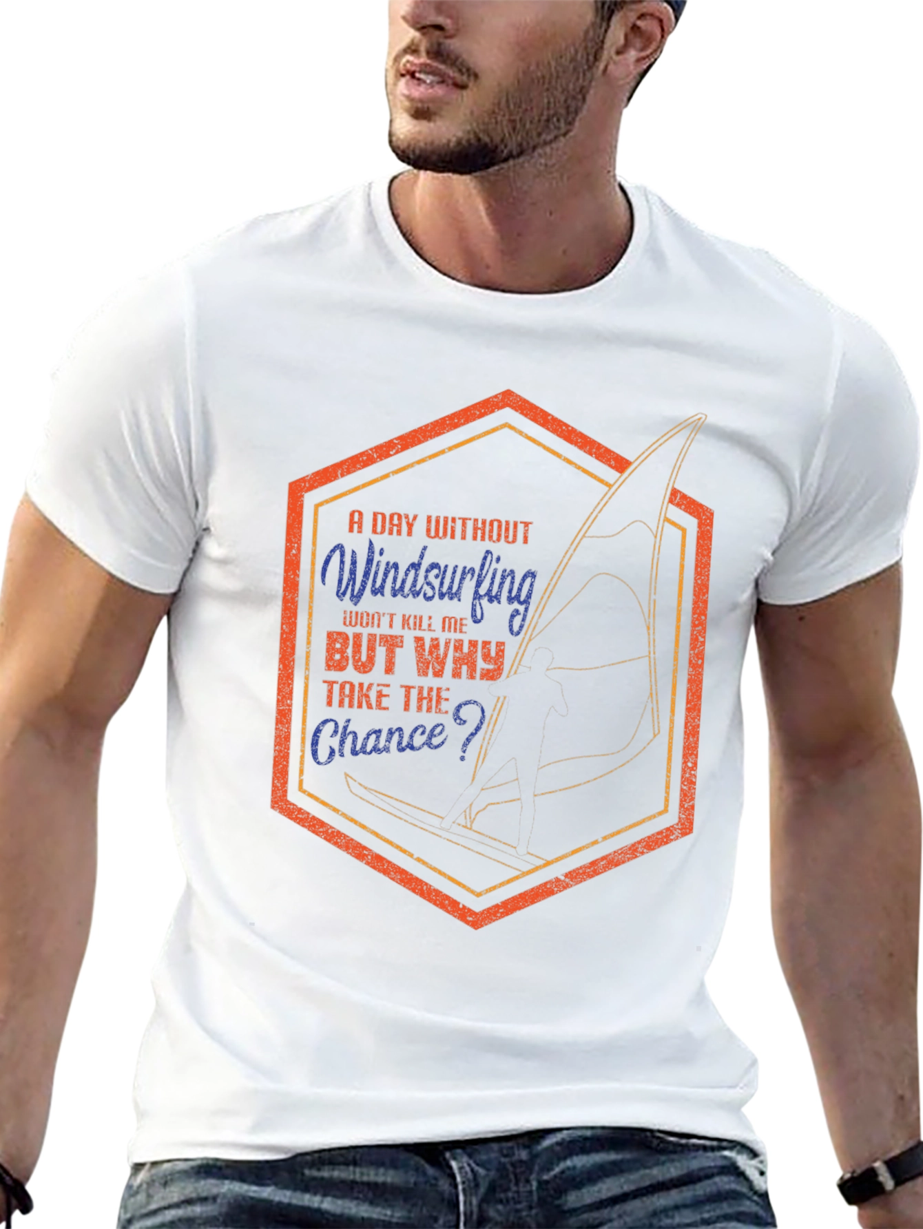 Windsurfing T-Shirt - A Day Without Windsurfing