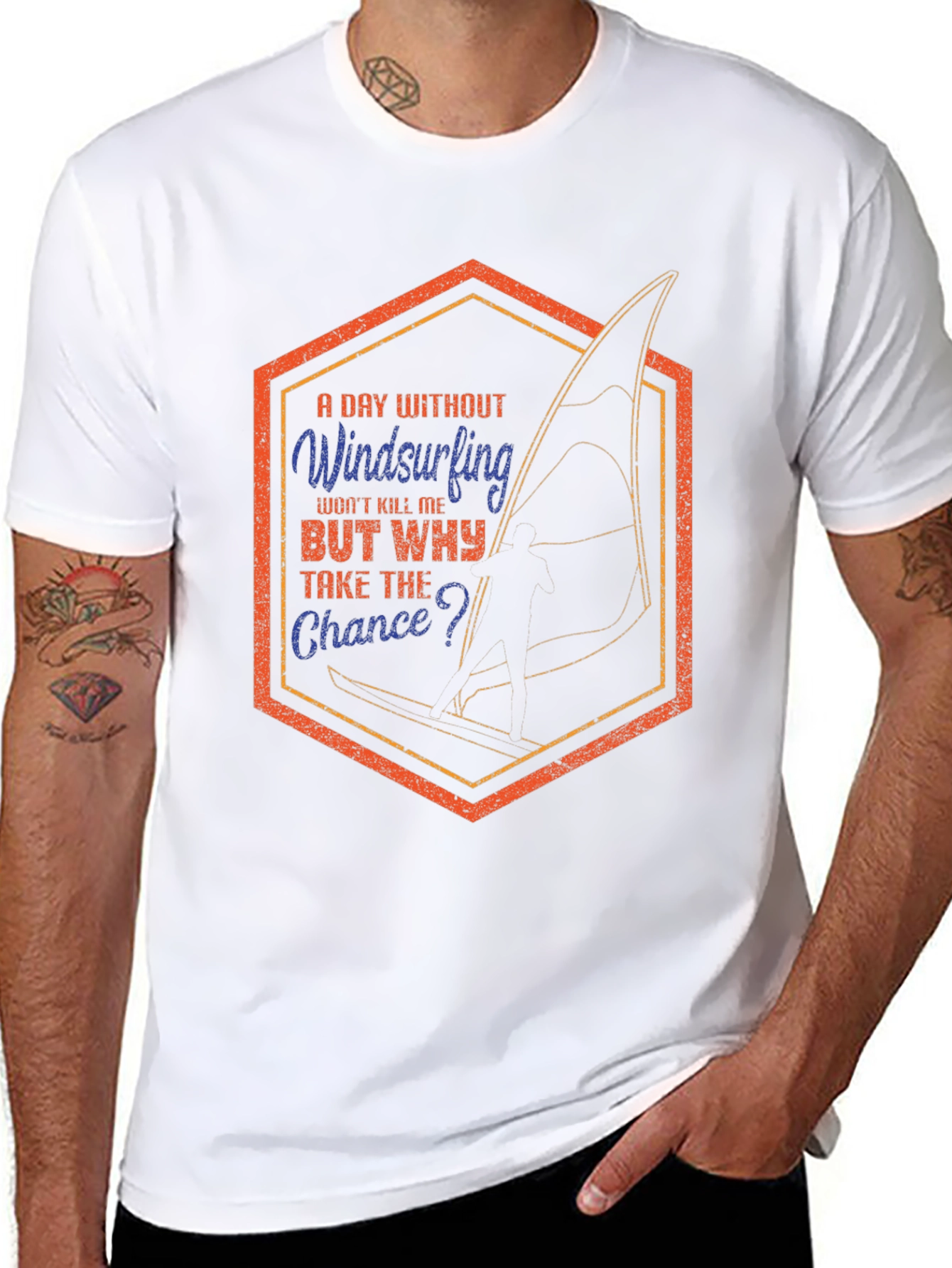 Windsurfing T-Shirt - A Day Without Windsurfing