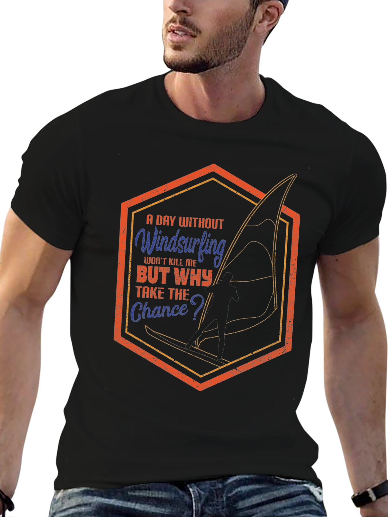 Windsurfing T-Shirt - A Day Without Windsurfing