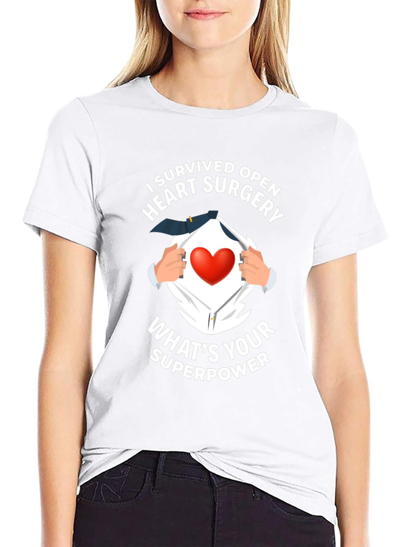 Heart Surgery Survivor Superpower T-Shirt
