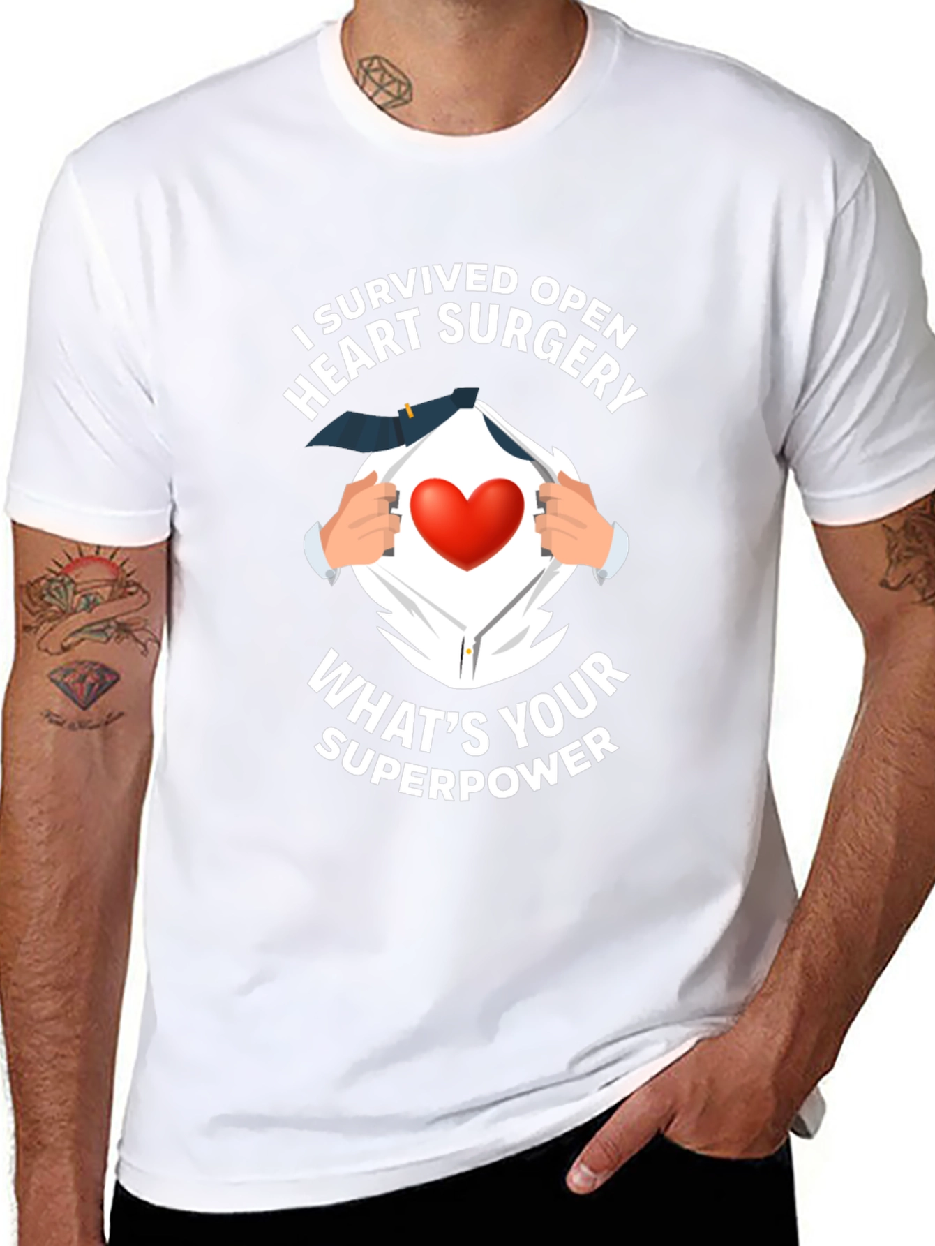 Heart Surgery Survivor Superpower T-Shirt