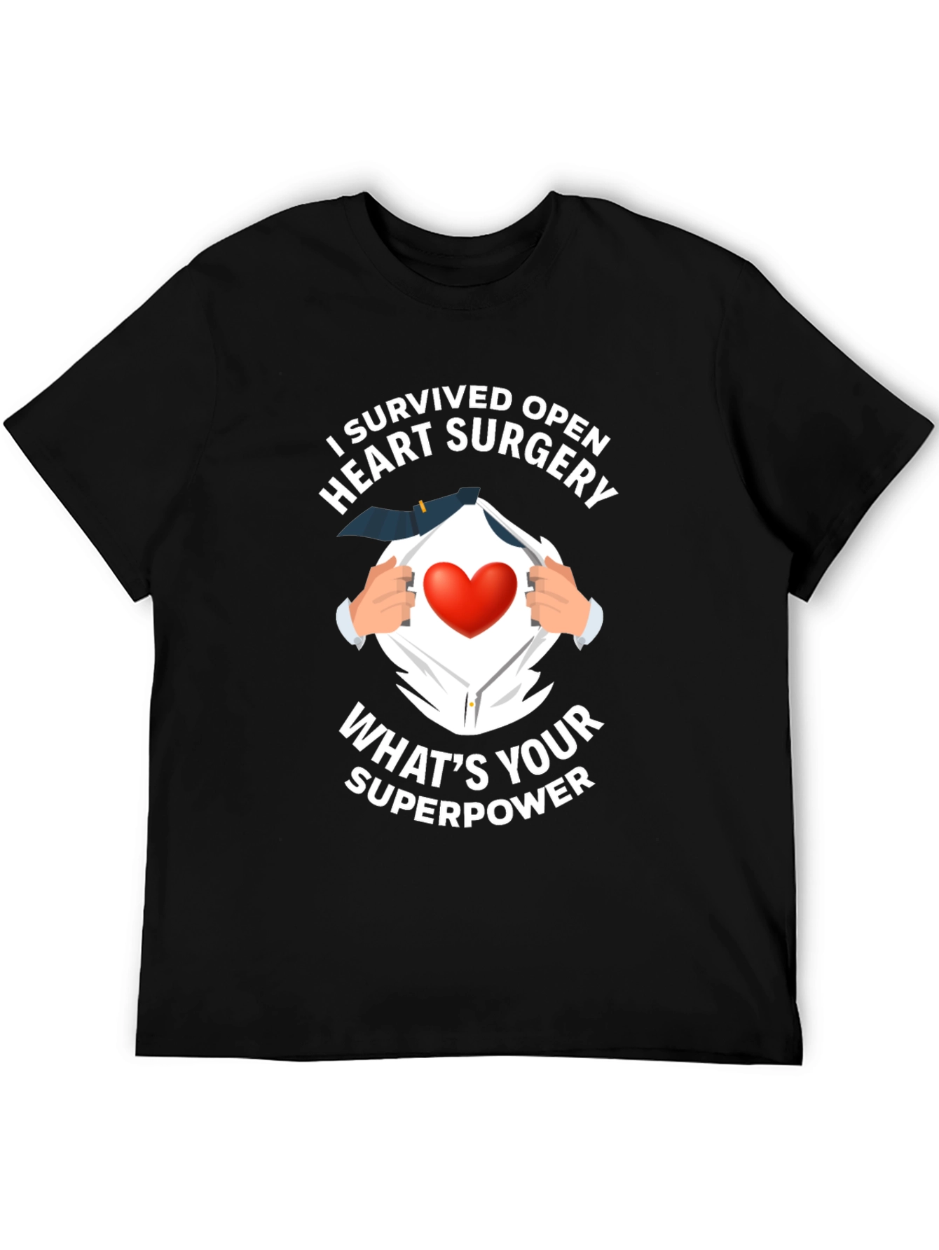 Heart Surgery Survivor Superpower T-Shirt