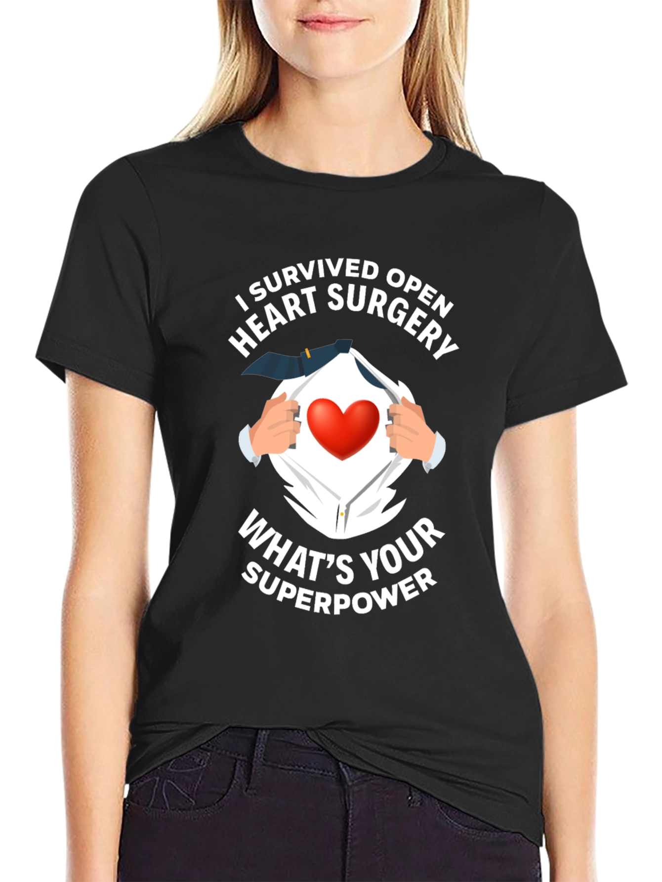 Heart Surgery Survivor Superpower T-Shirt