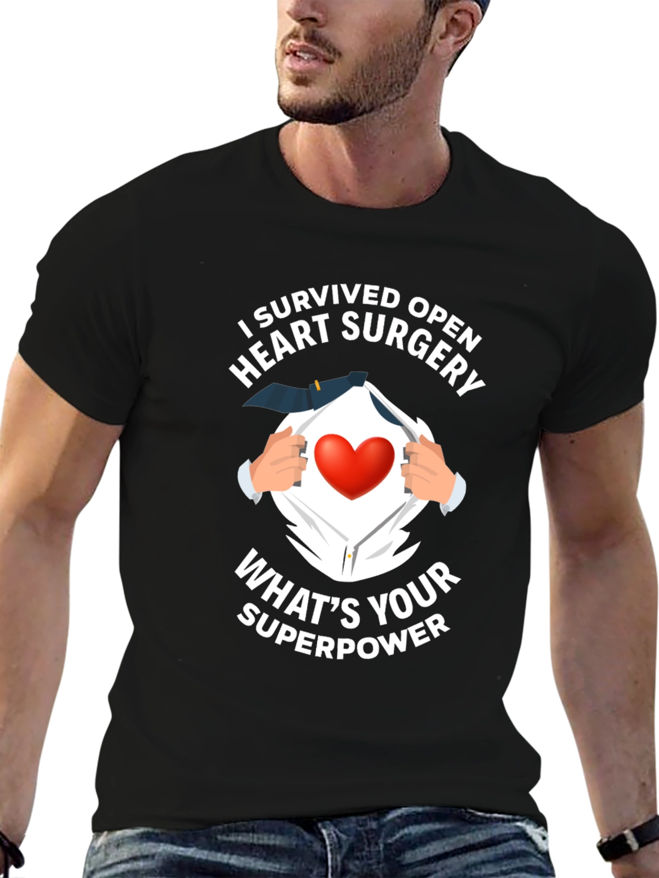 Heart Surgery Survivor Superpower T-Shirt