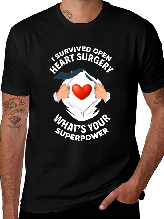Heart Surgery Survivor Superpower T-Shirt