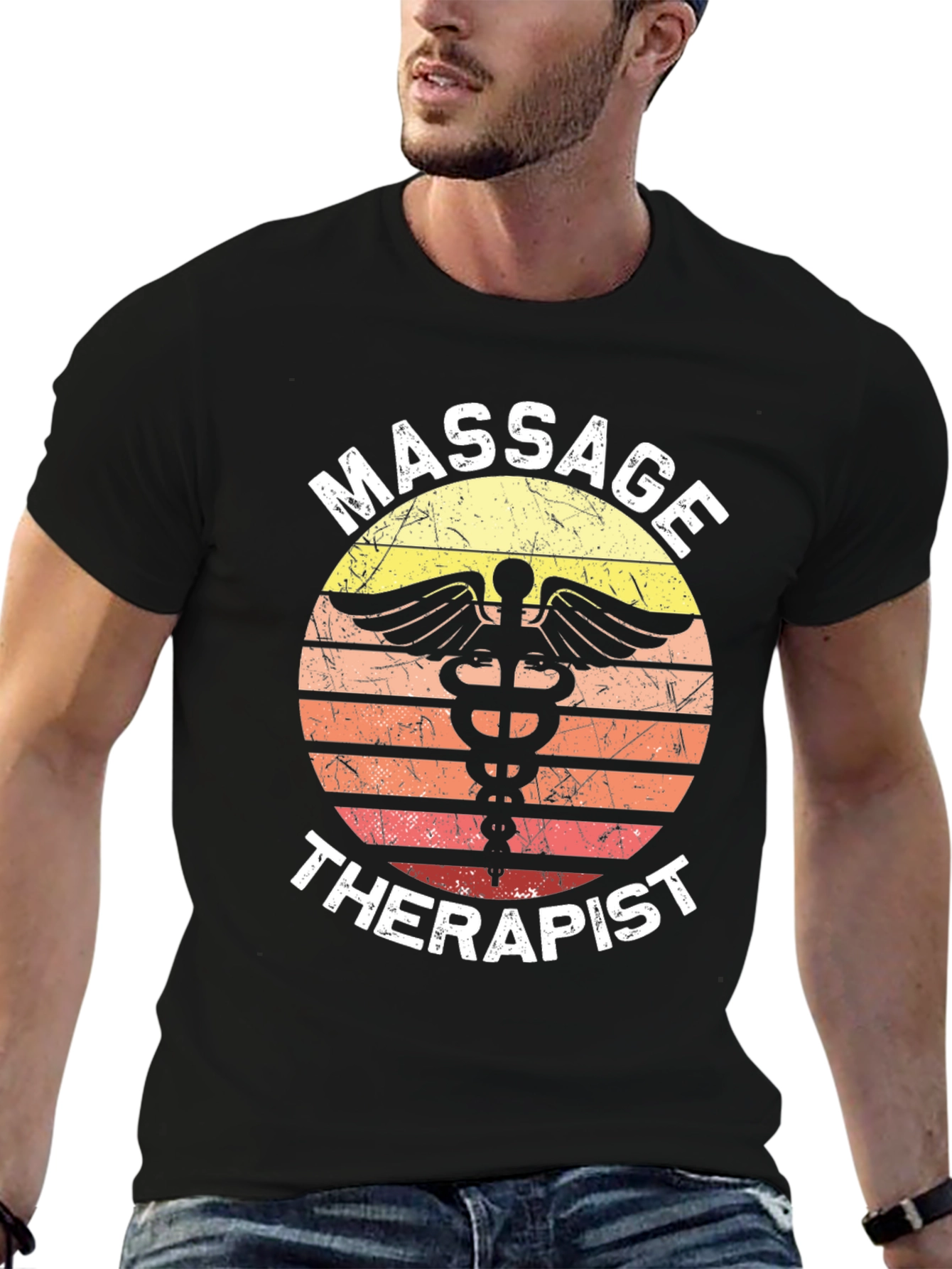 Massage Therapist T-Shirt - Retro Medical Design