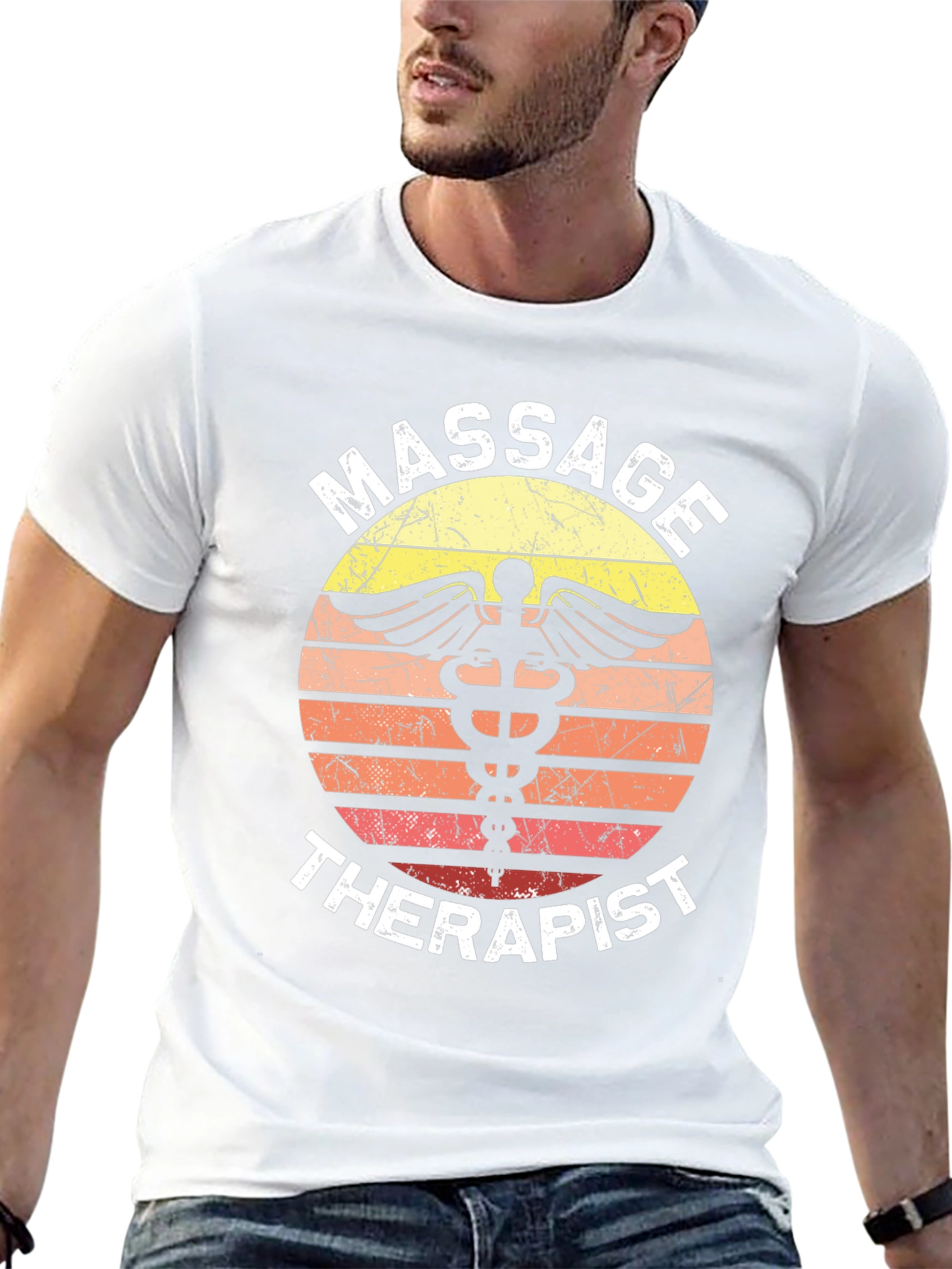 Massage Therapist T-Shirt - Retro Medical Design