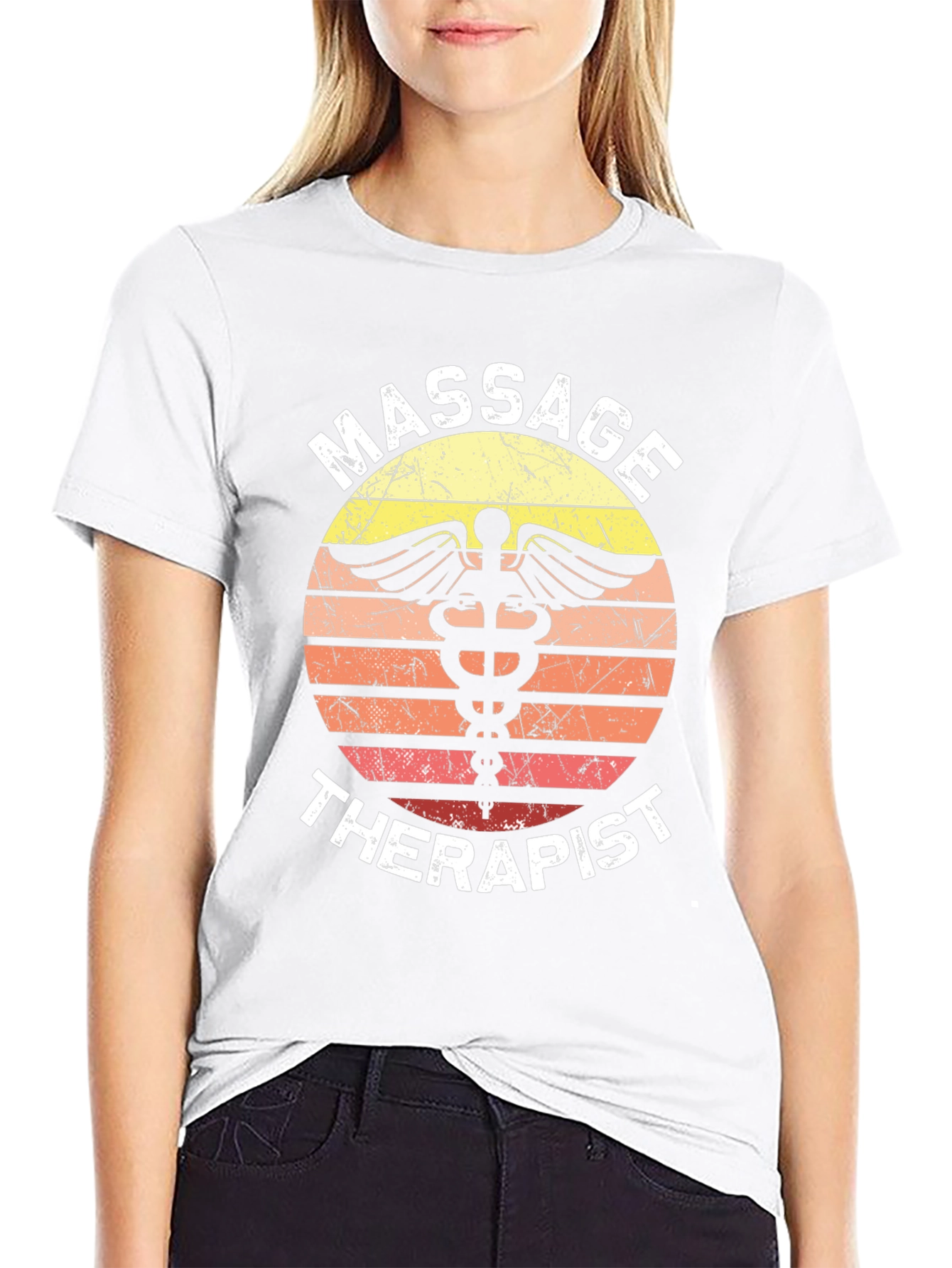 Massage Therapist T-Shirt - Retro Medical Design