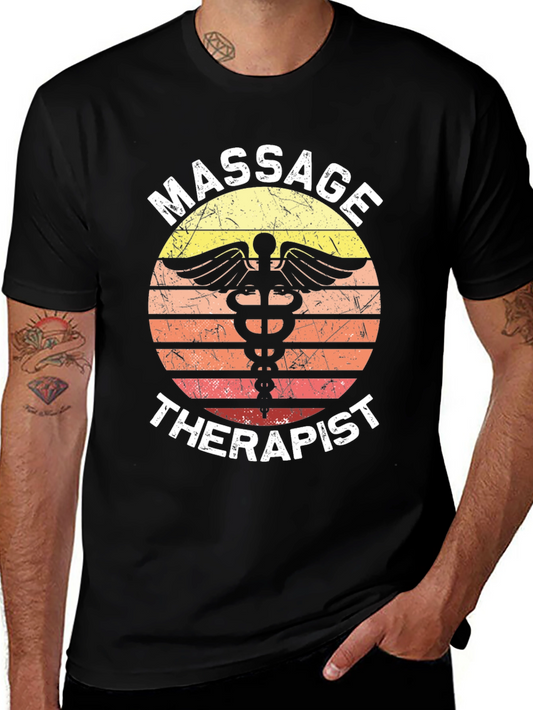 Massage Therapist T-Shirt - Retro Medical Design