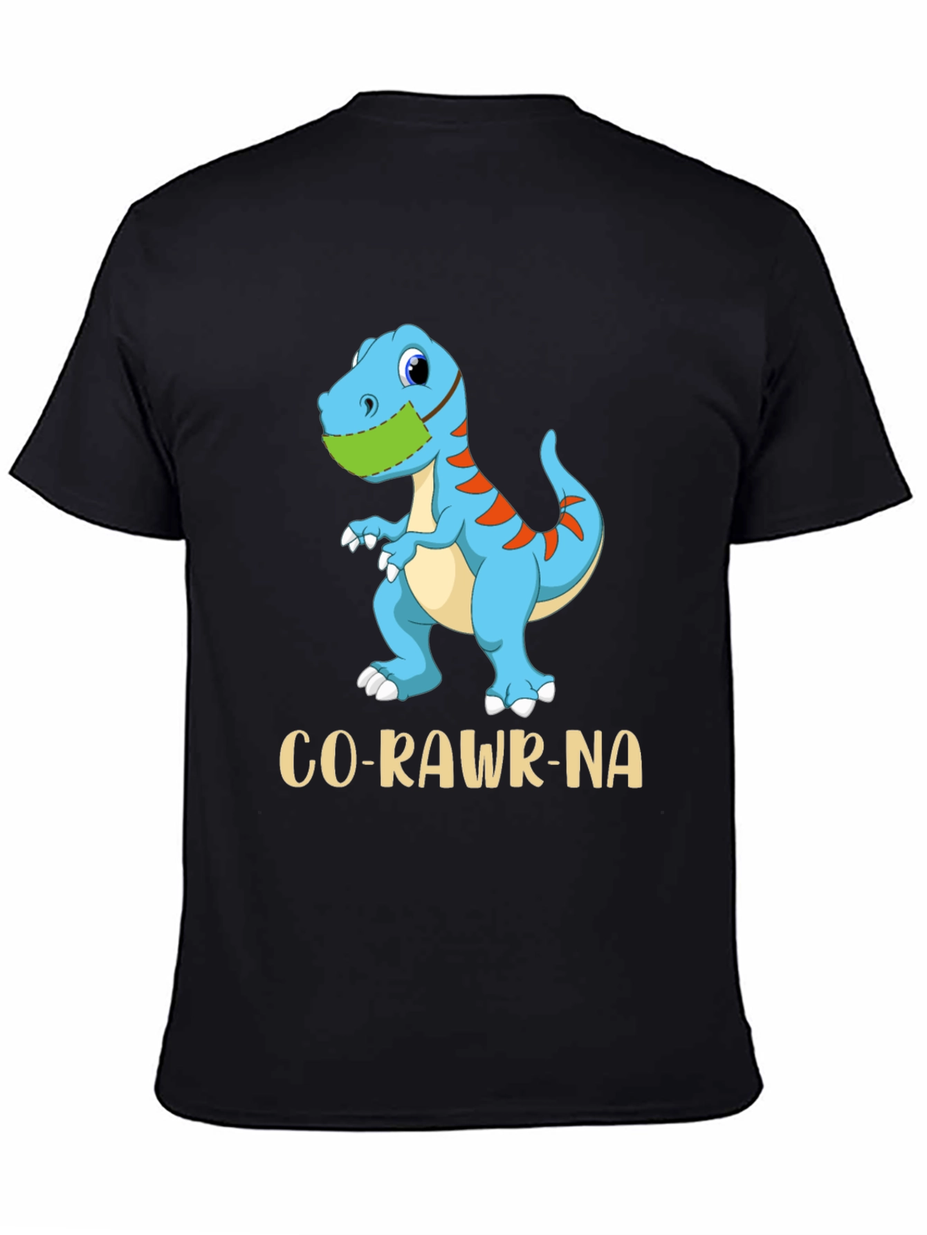 Co-Rawr-Na T-Shirt Dinosaur with Mask
