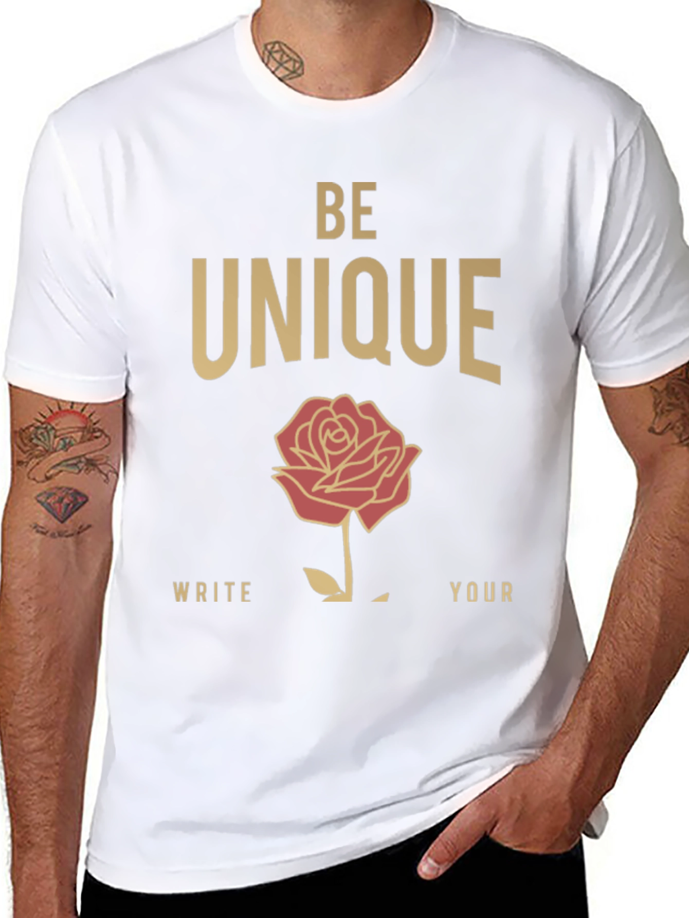 Be Unique Graphic T-Shirt - Stylish & Comfortable