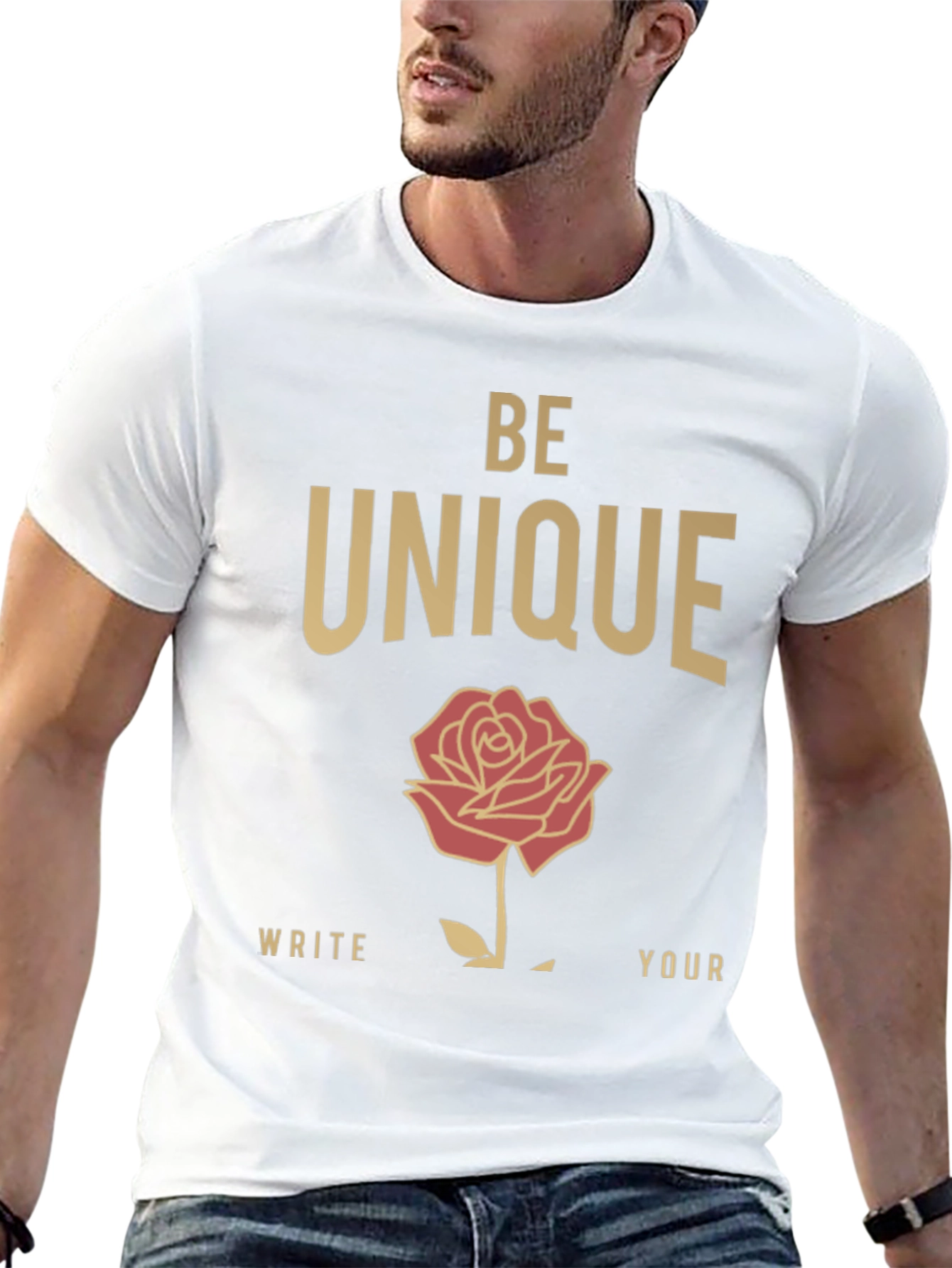 Be Unique Graphic T-Shirt - Stylish & Comfortable