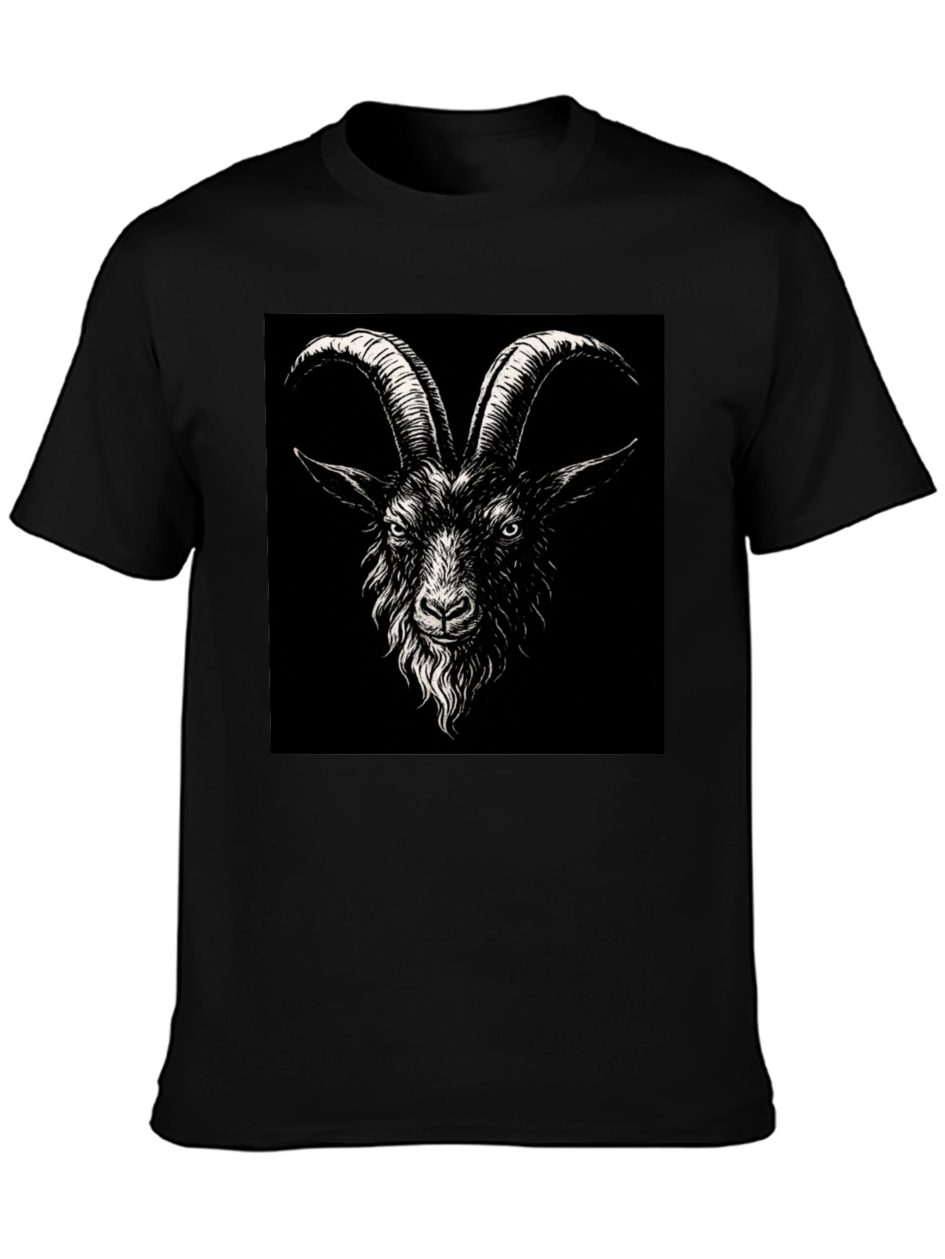 Black Goat Graphic Tee - Unisex Soft Cotton Shirt