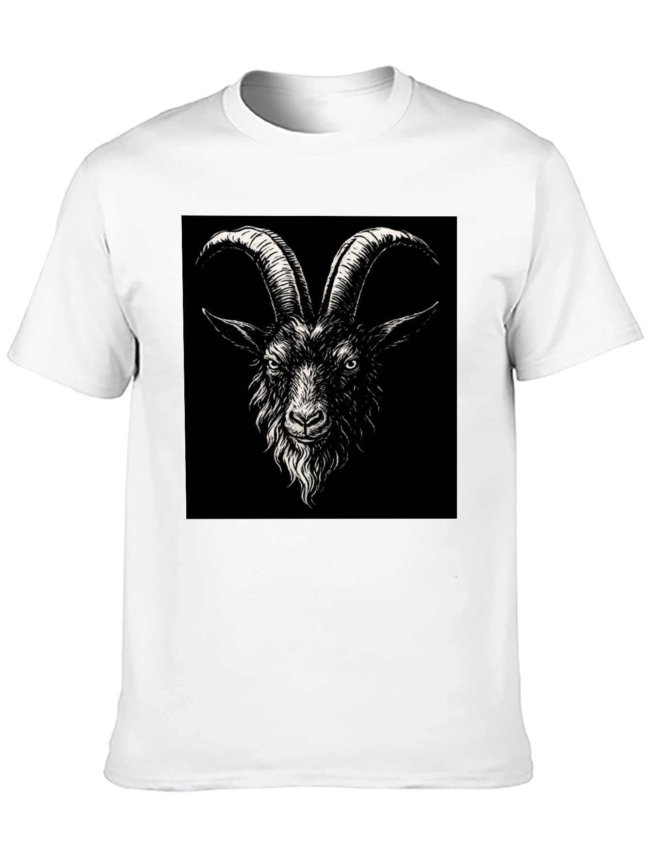 Black Goat Graphic Tee - Unisex Soft Cotton Shirt