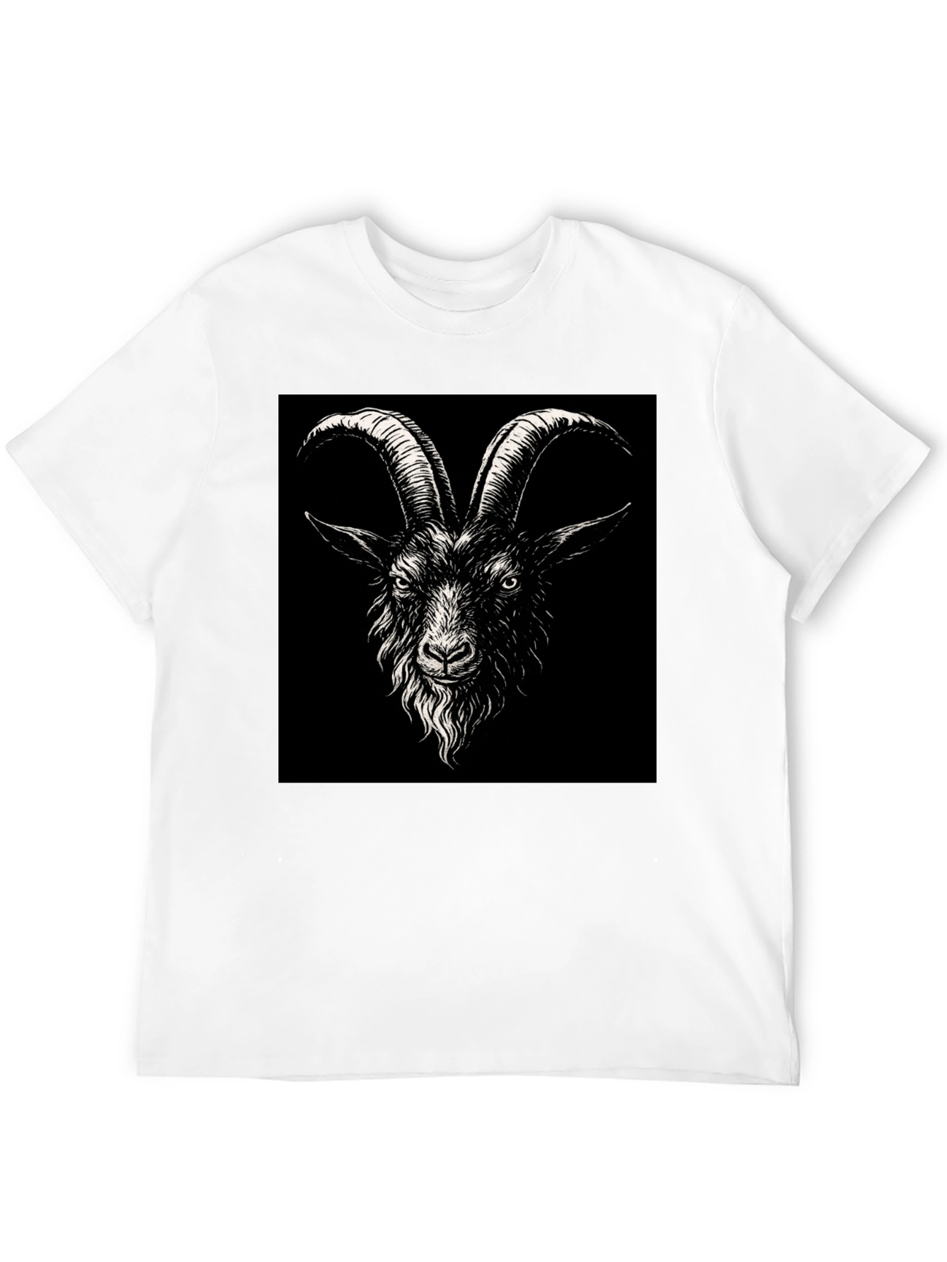 Black Goat Graphic Tee - Unisex Soft Cotton Shirt