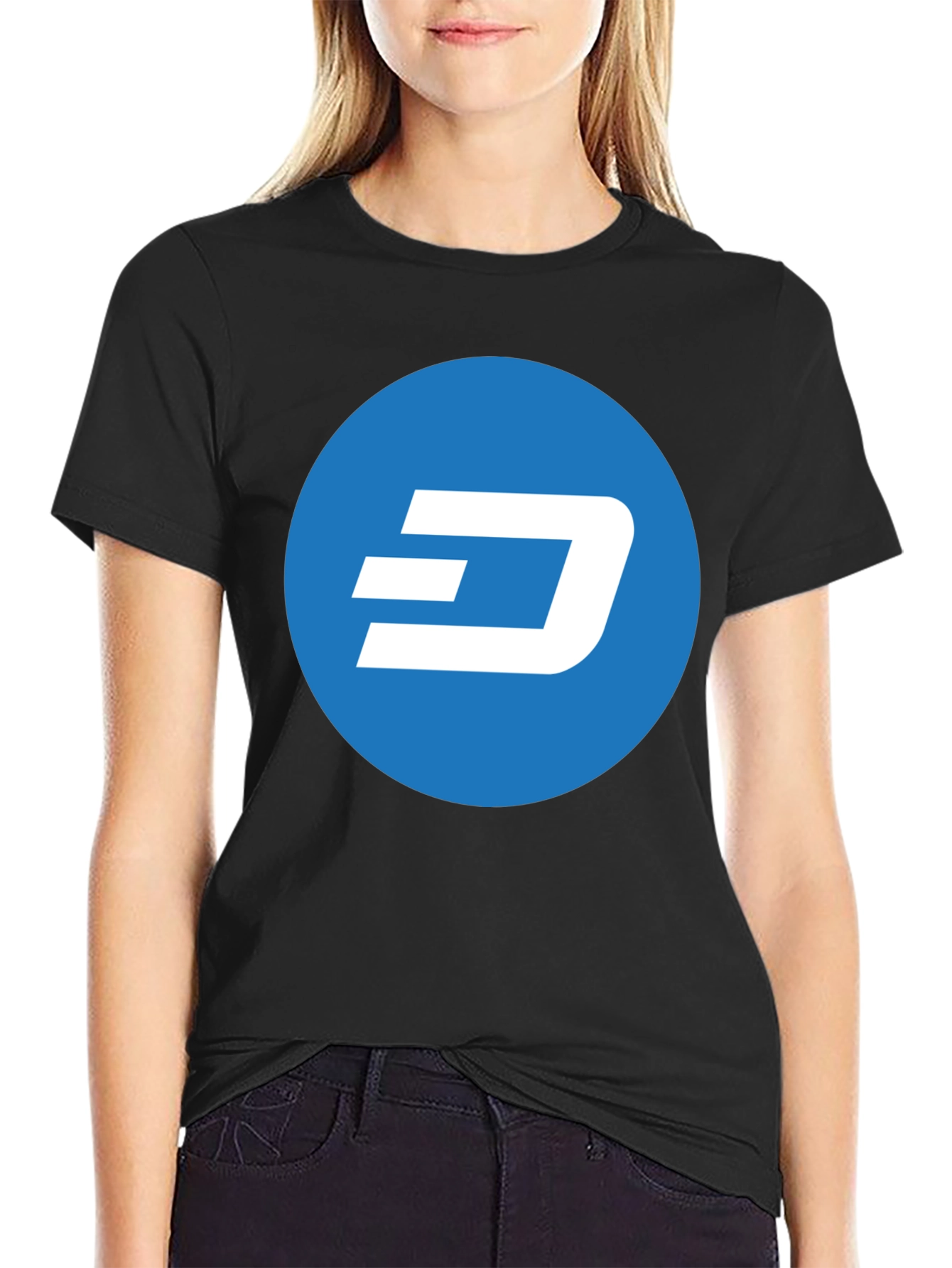 Dash Crypto Logo T-Shirt - Stylish Bitcoin Altcoin Tee