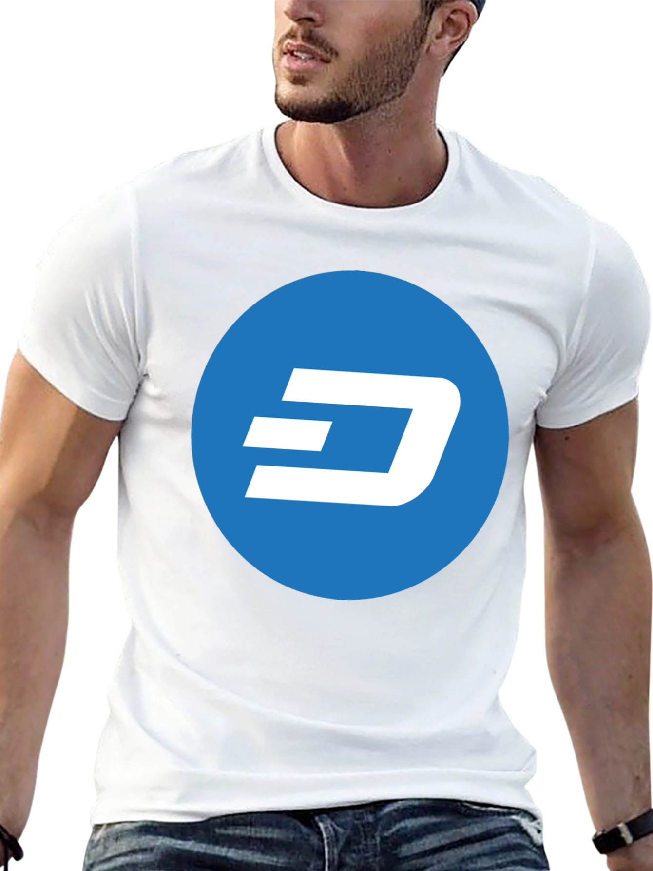 Dash Crypto Logo T-Shirt - Stylish Bitcoin Altcoin Tee