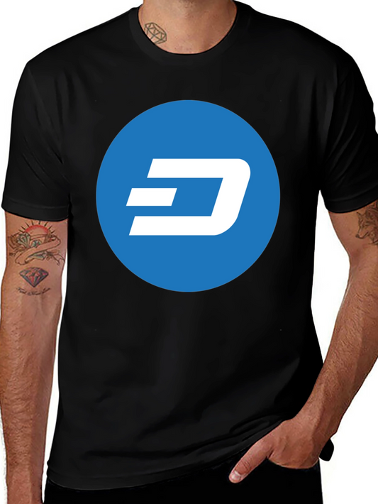 Dash Crypto Logo T-Shirt - Stylish Bitcoin Altcoin Tee