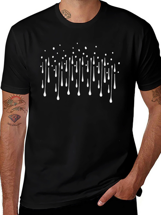 Dripping Style Black Tee