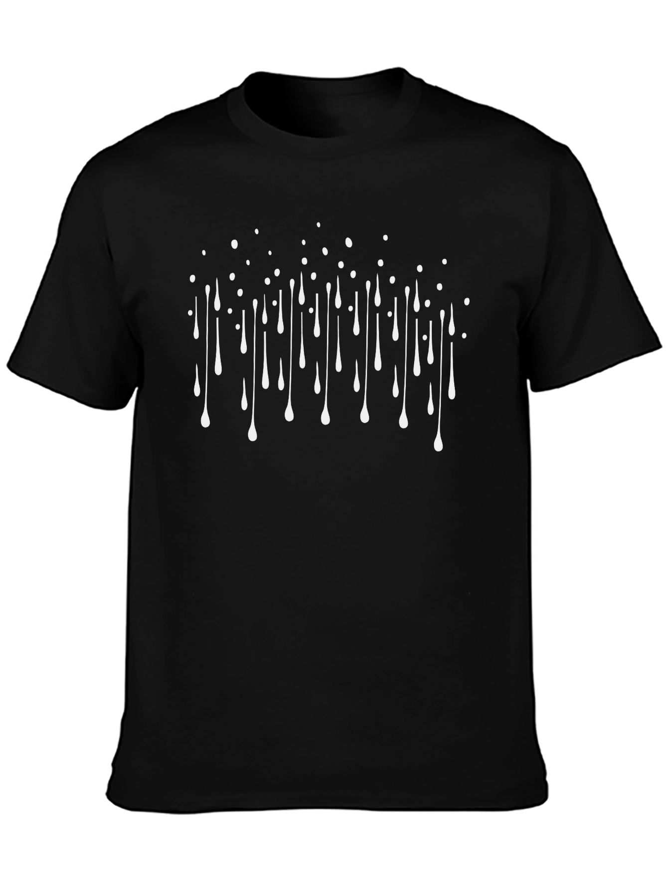 Dripping Style Black Tee