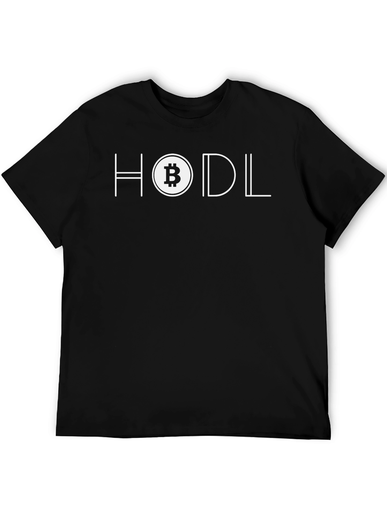 HODL Bitcoin Crypto Black T-Shirt