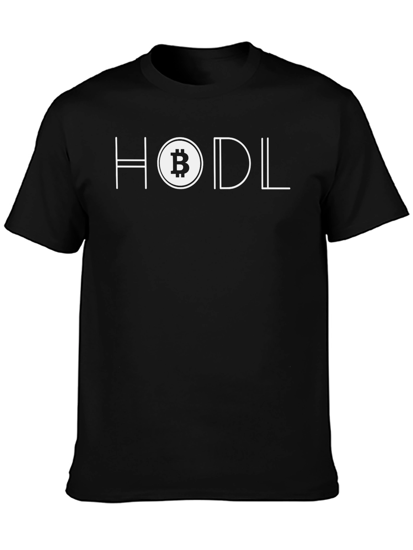 HODL Bitcoin Crypto Black T-Shirt
