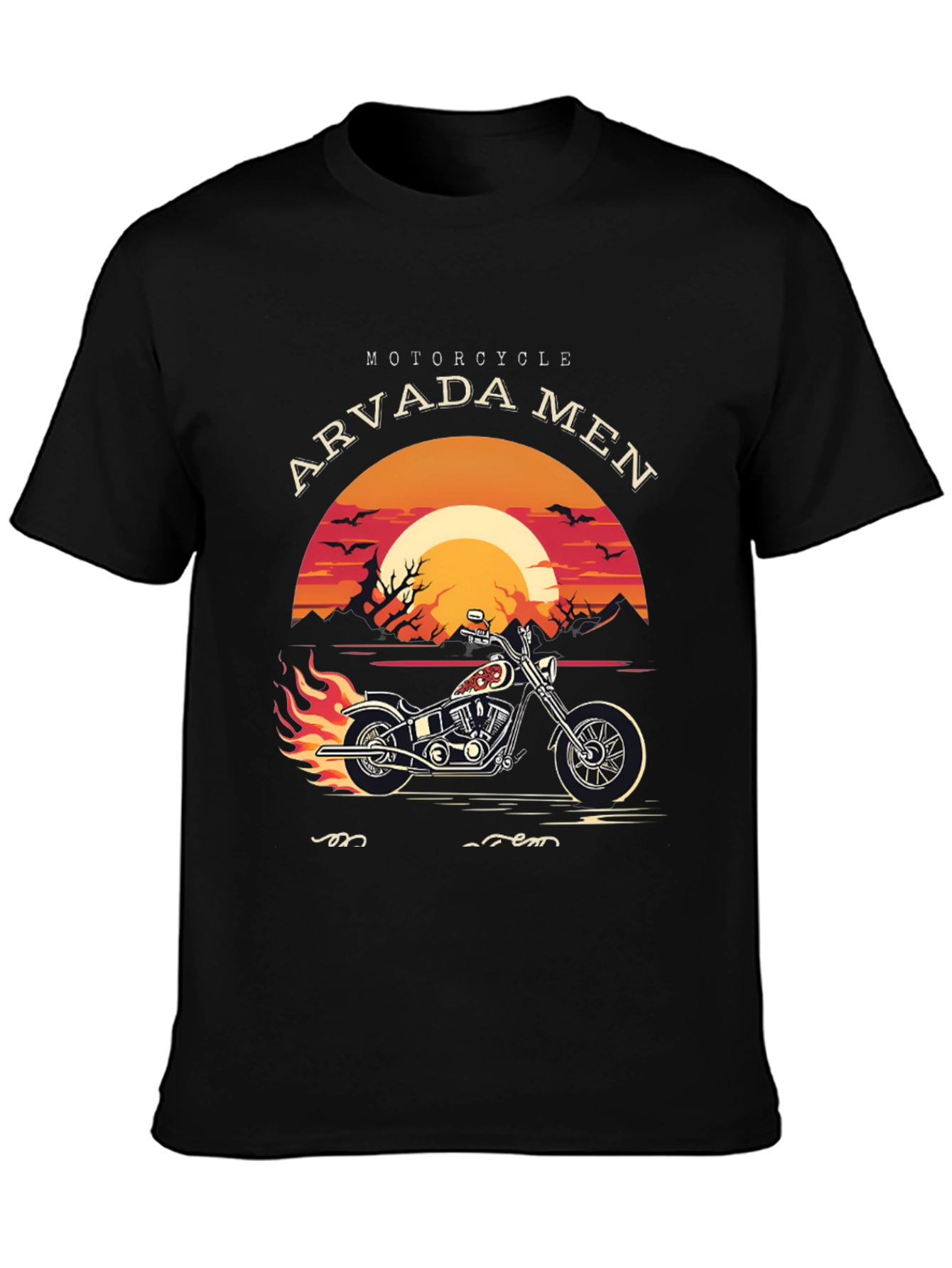 Arvada Men Motorcycle Graphic Tee