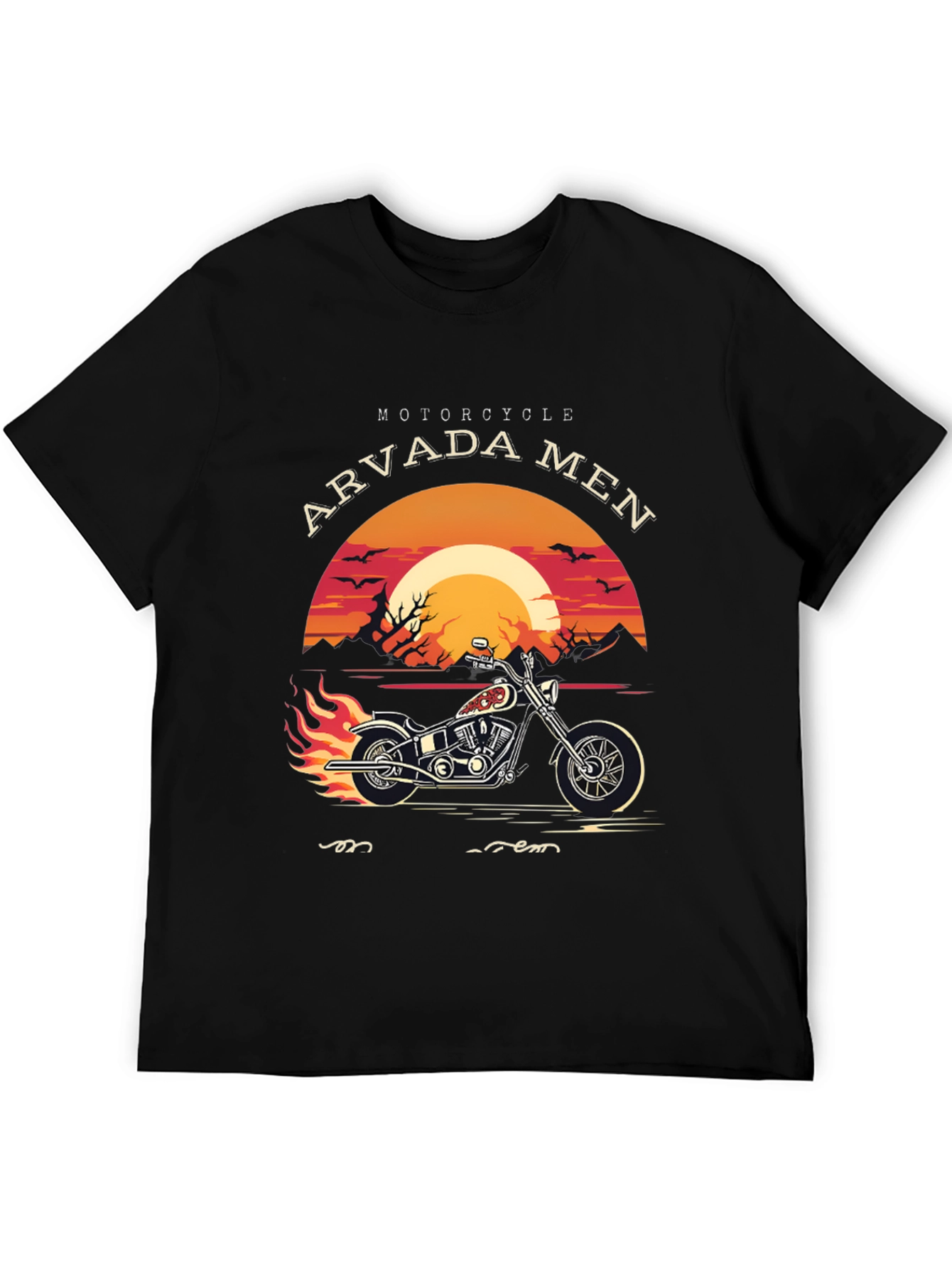 Arvada Men Motorcycle Graphic Tee