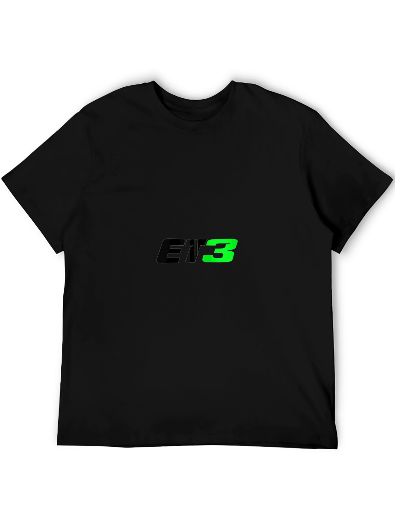 Mens Black ET3 Graphic T-Shirt